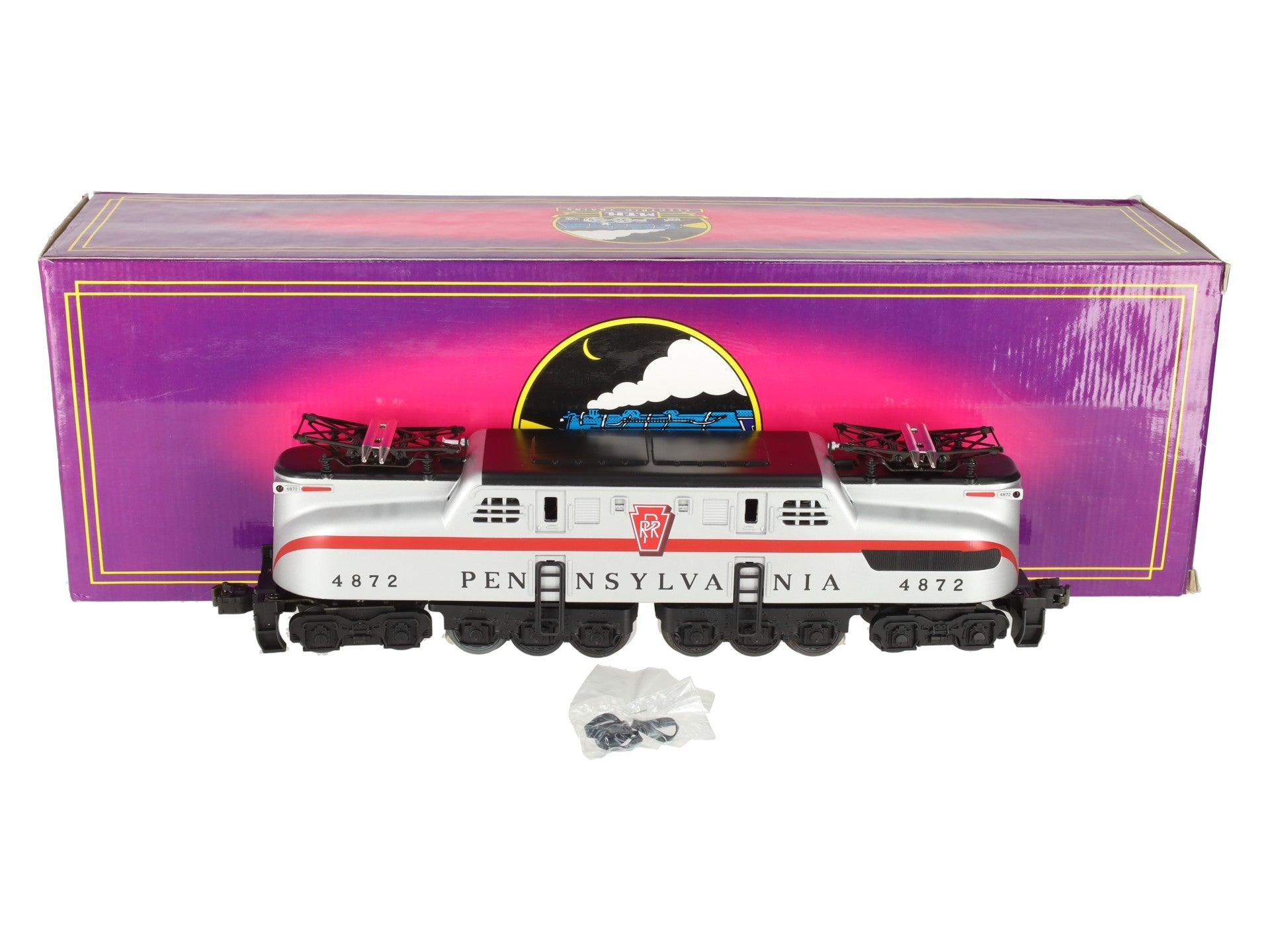 MTH 20-5104-0 O Gauge Pennsylvania Silver GG-1 Electric Locomotive #4872 LN/Box