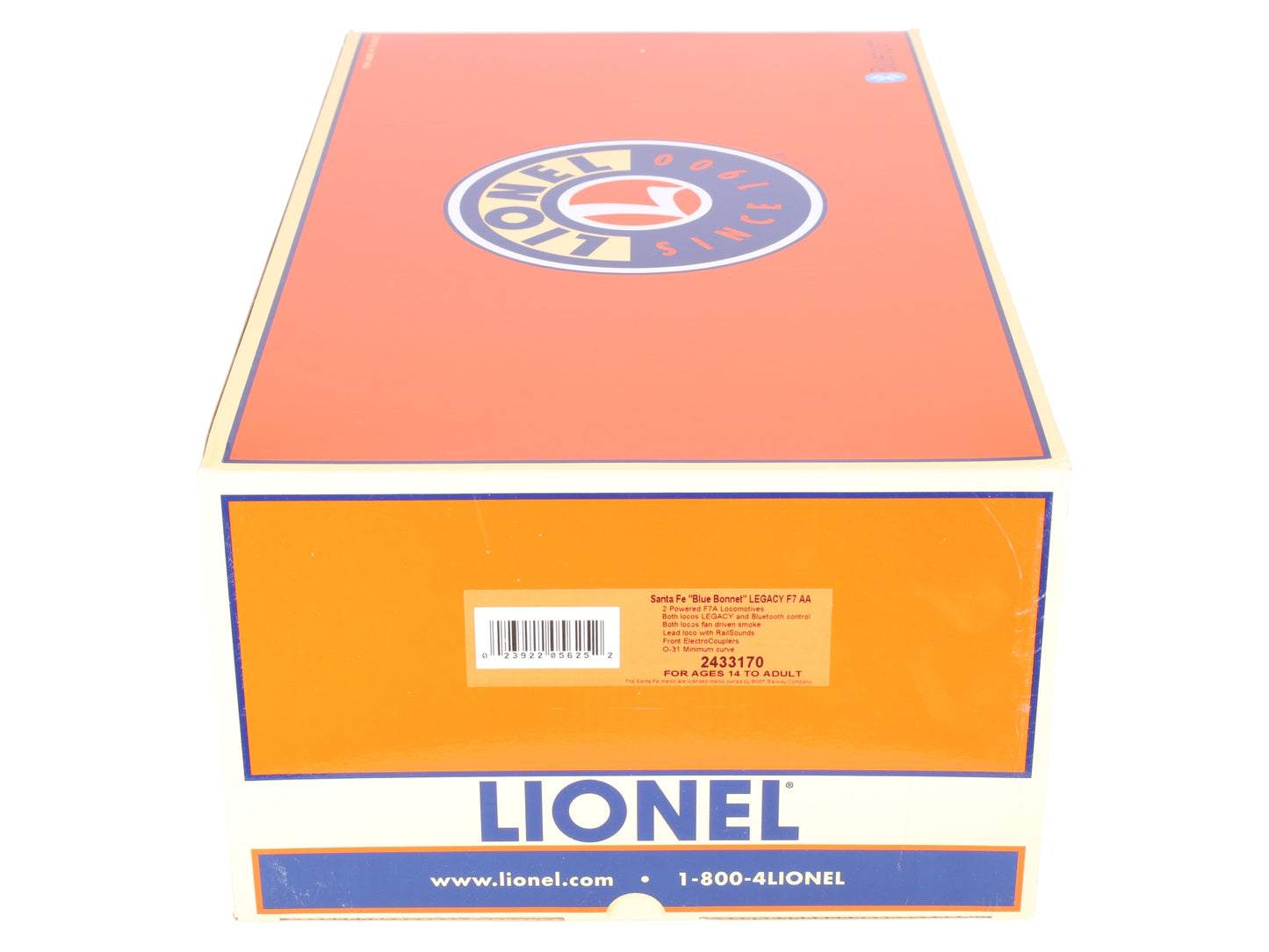 Lionel 2433170 O Santa Fe Legacy F7 AA Diesel Locomotive Set #332,#335 EX/Box