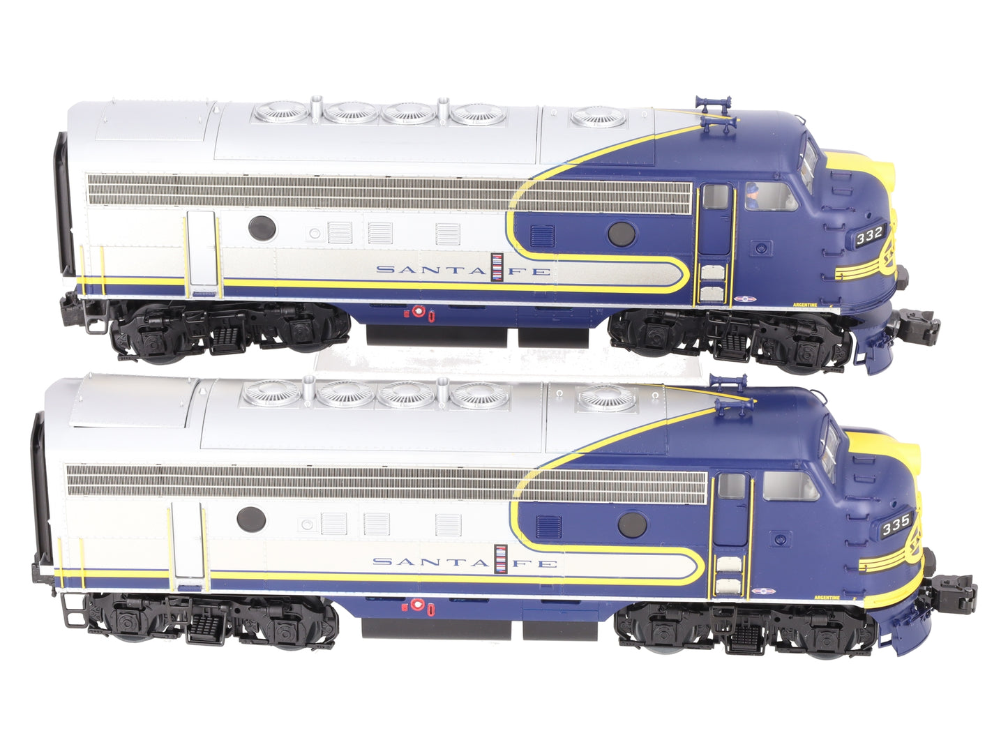 Lionel 2433170 O Santa Fe Legacy F7 AA Diesel Locomotive Set #332,#335 EX/Box