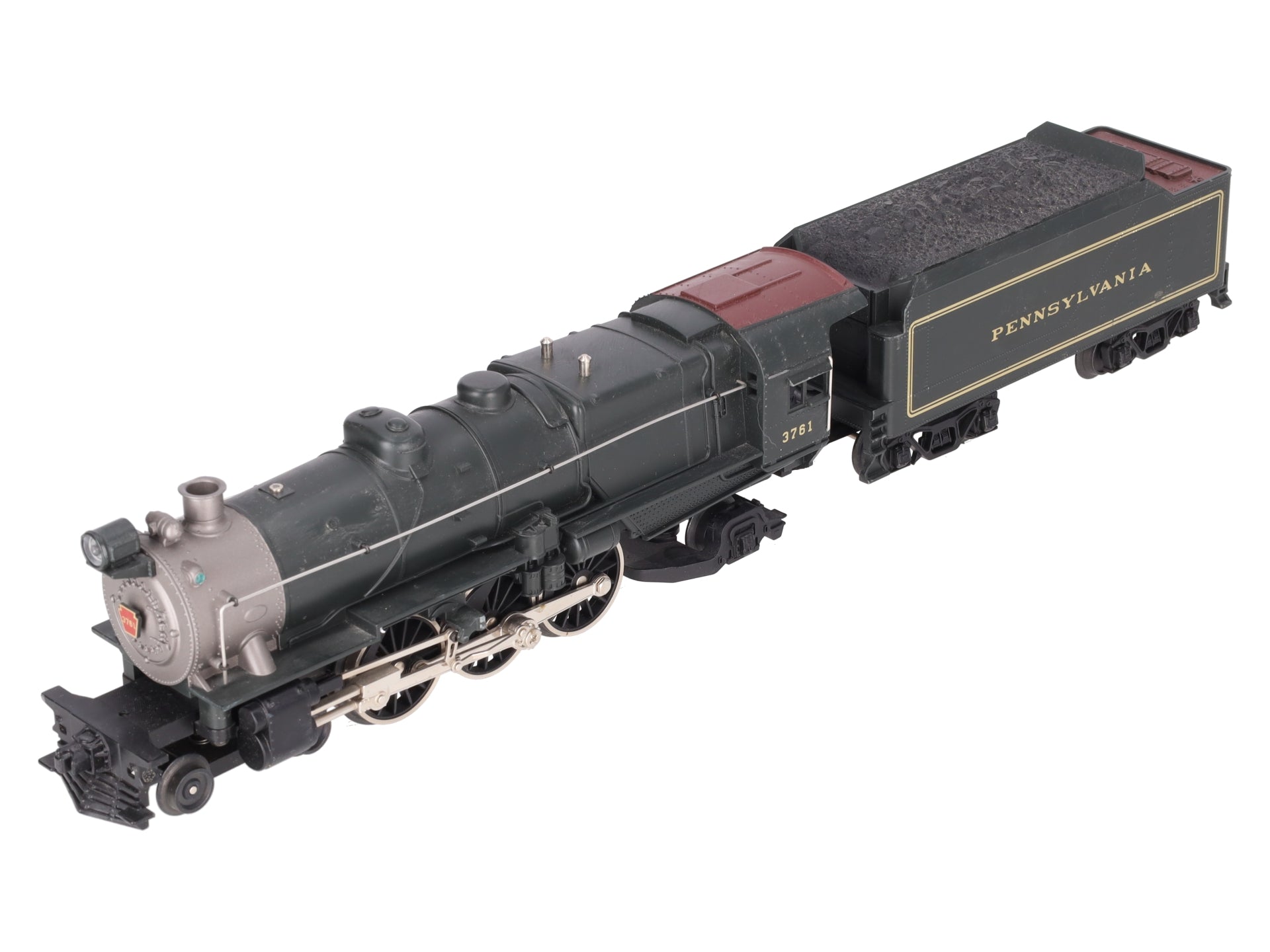MTH 30-1162-0 Pennsylvania 4-6-2 Pacific Steam Locomotive w/Loco-Sound #3761 EX/Box
