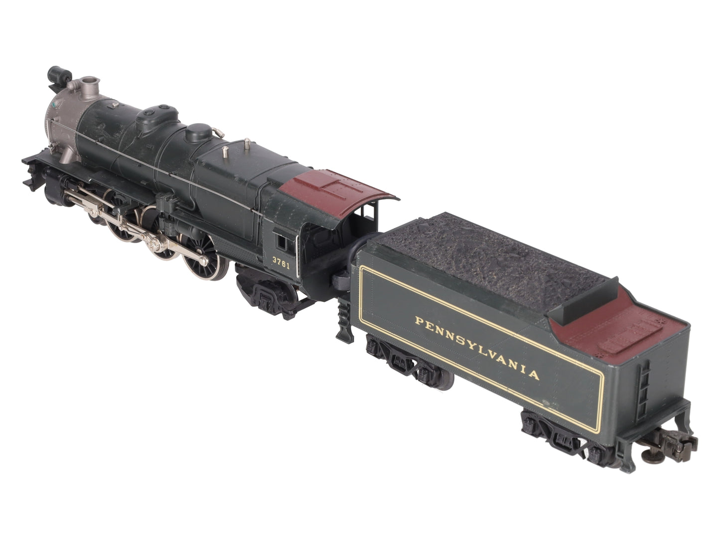 MTH 30-1162-0 Pennsylvania 4-6-2 Pacific Steam Locomotive w/Loco-Sound #3761 EX/Box