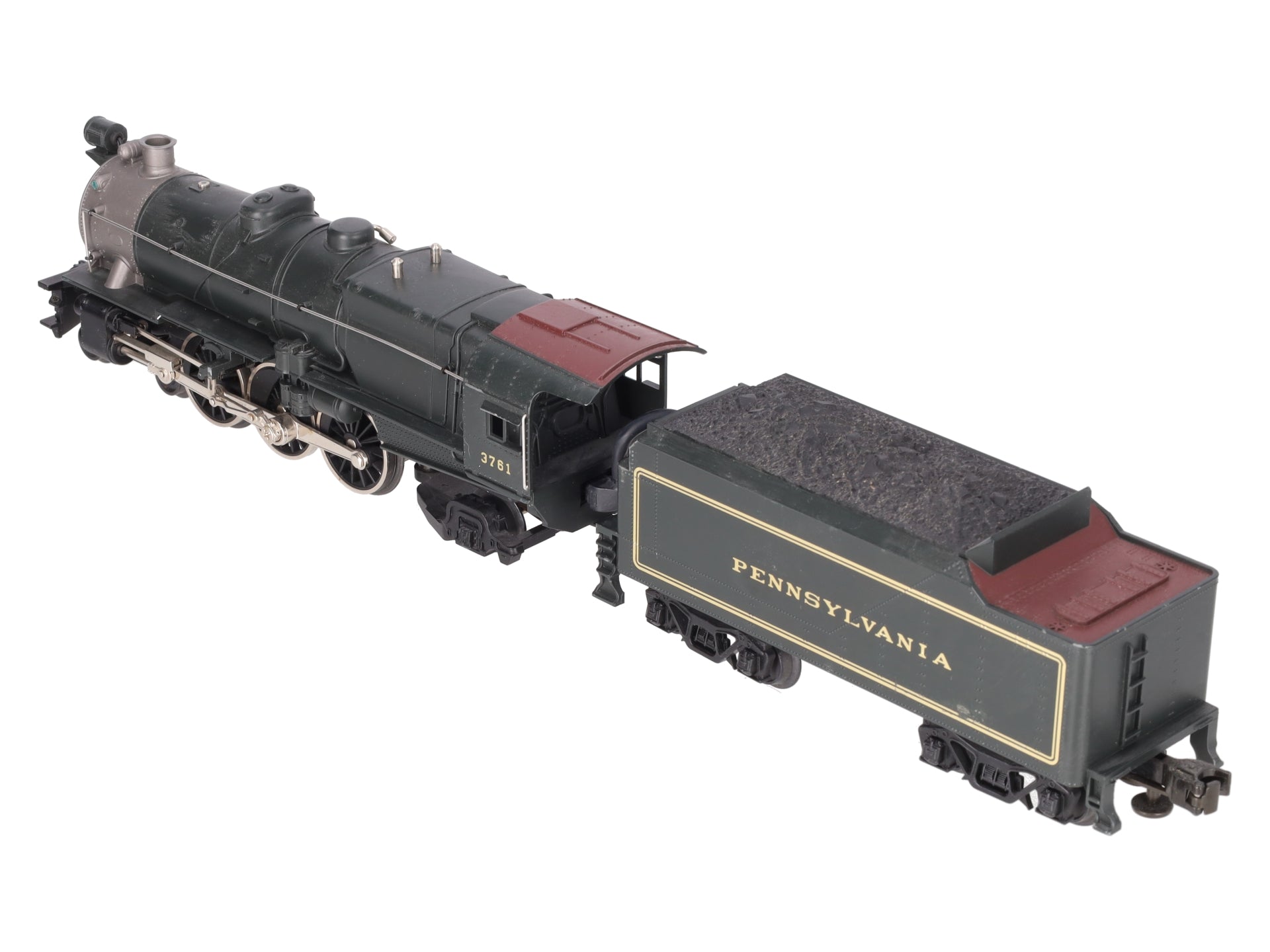 MTH 30-1162-0 Pennsylvania 4-6-2 Pacific Steam Locomotive w/Loco-Sound #3761 EX/Box