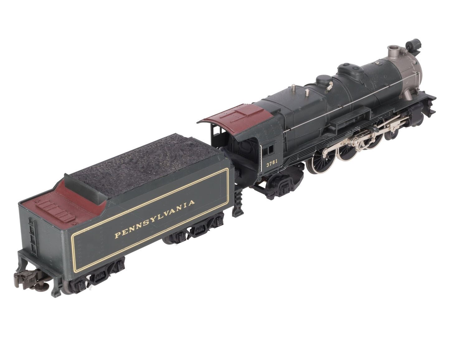 MTH 30-1162-0 Pennsylvania 4-6-2 Pacific Steam Locomotive w/Loco-Sound #3761 EX/Box