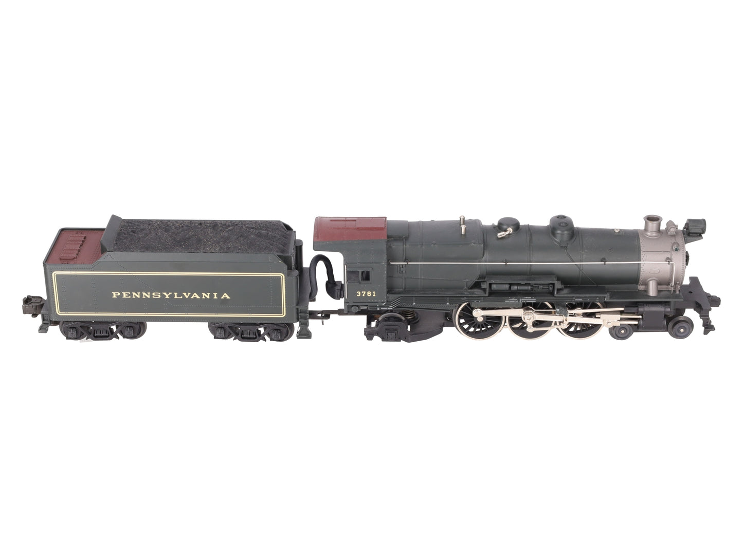 MTH 30-1162-0 Pennsylvania 4-6-2 Pacific Steam Locomotive w/Loco-Sound #3761 EX/Box