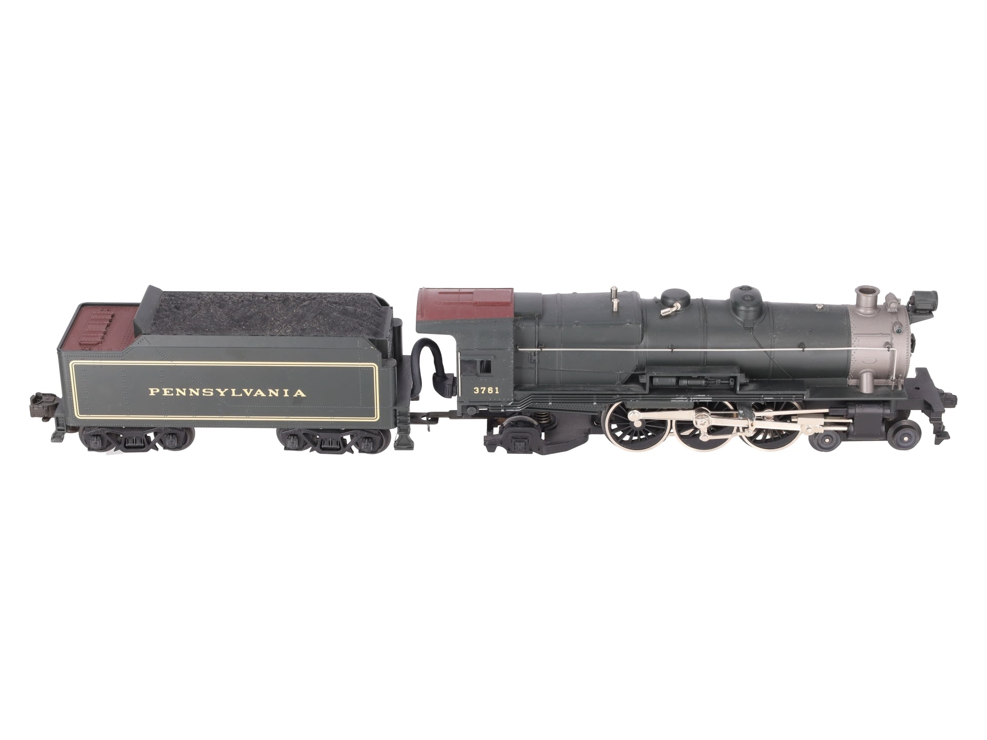 MTH 30-1162-0 Pennsylvania 4-6-2 Pacific Steam Locomotive w/Loco-Sound #3761 EX/Box