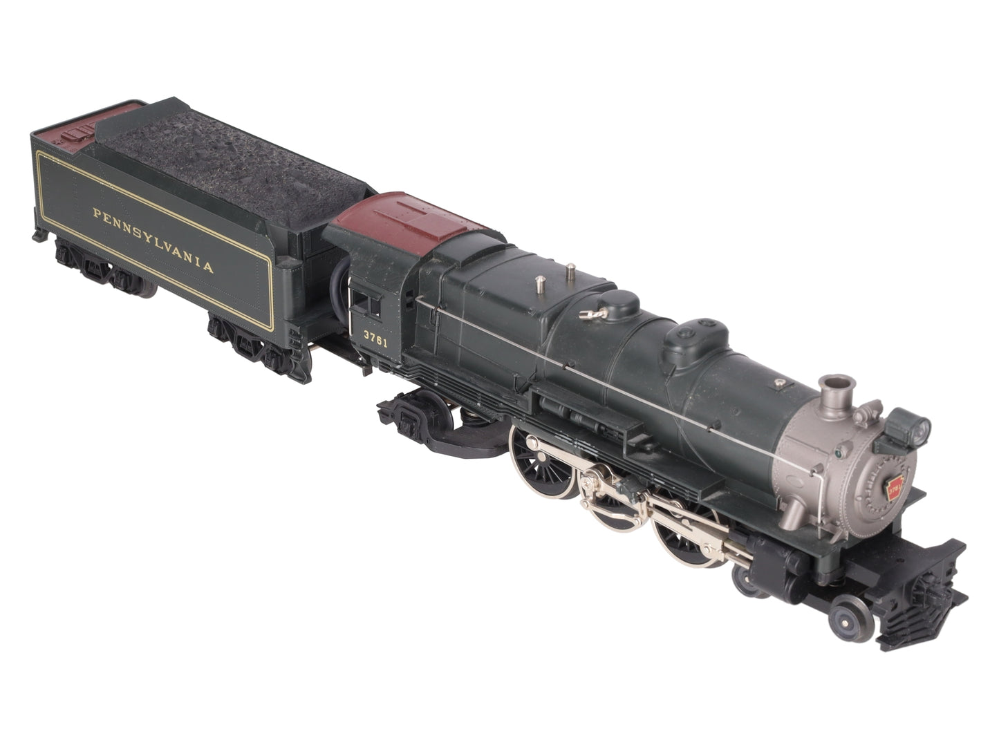MTH 30-1162-0 Pennsylvania 4-6-2 Pacific Steam Locomotive w/Loco-Sound #3761 EX/Box