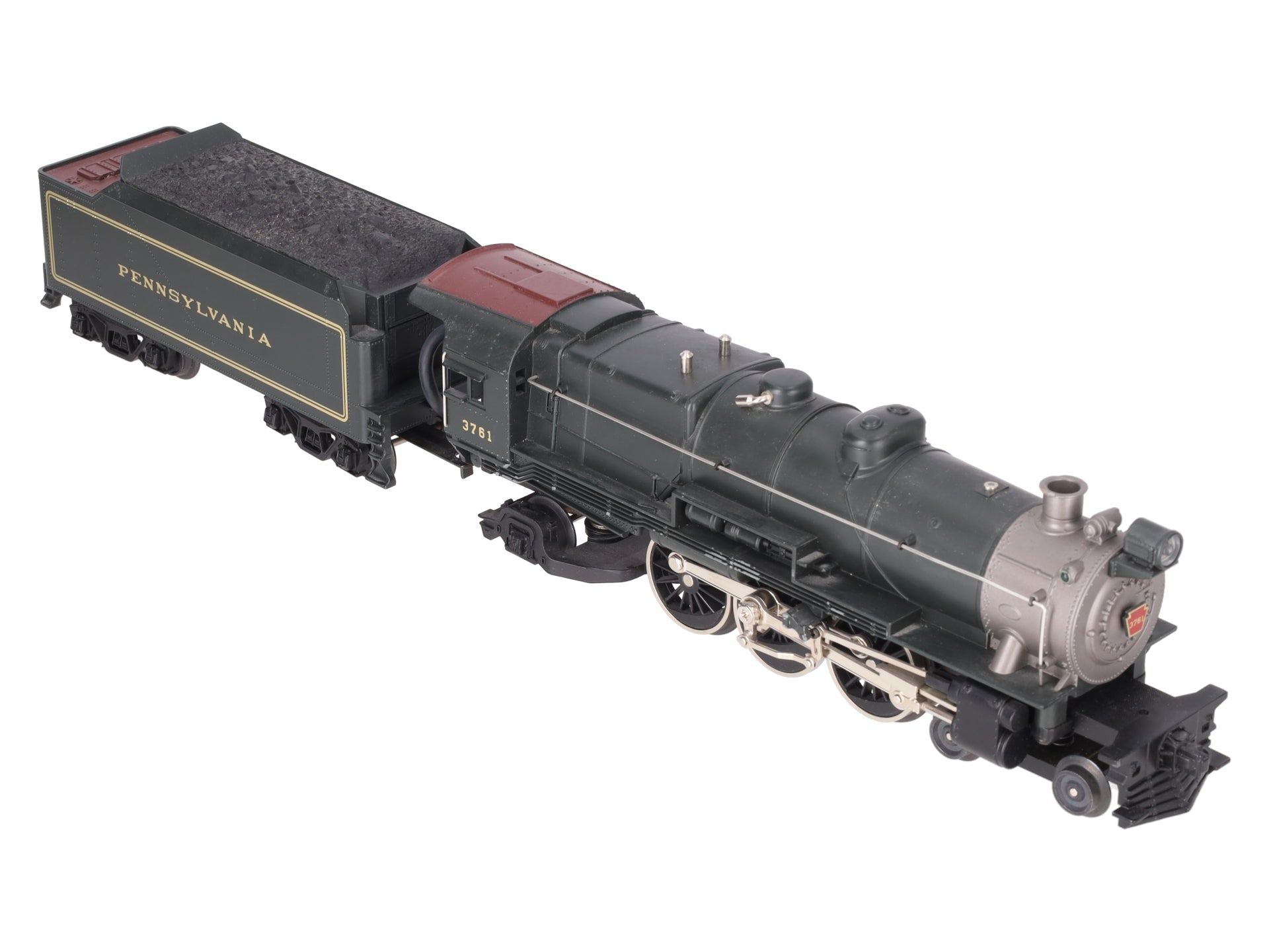MTH 30-1162-0 Pennsylvania 4-6-2 Pacific Steam Locomotive w/Loco-Sound #3761 EX/Box