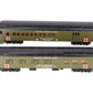 MTH 30-69256 O U.S. Army 2-Car 60' Madison Combo/Diner Set #89425, #89623 EX/Box