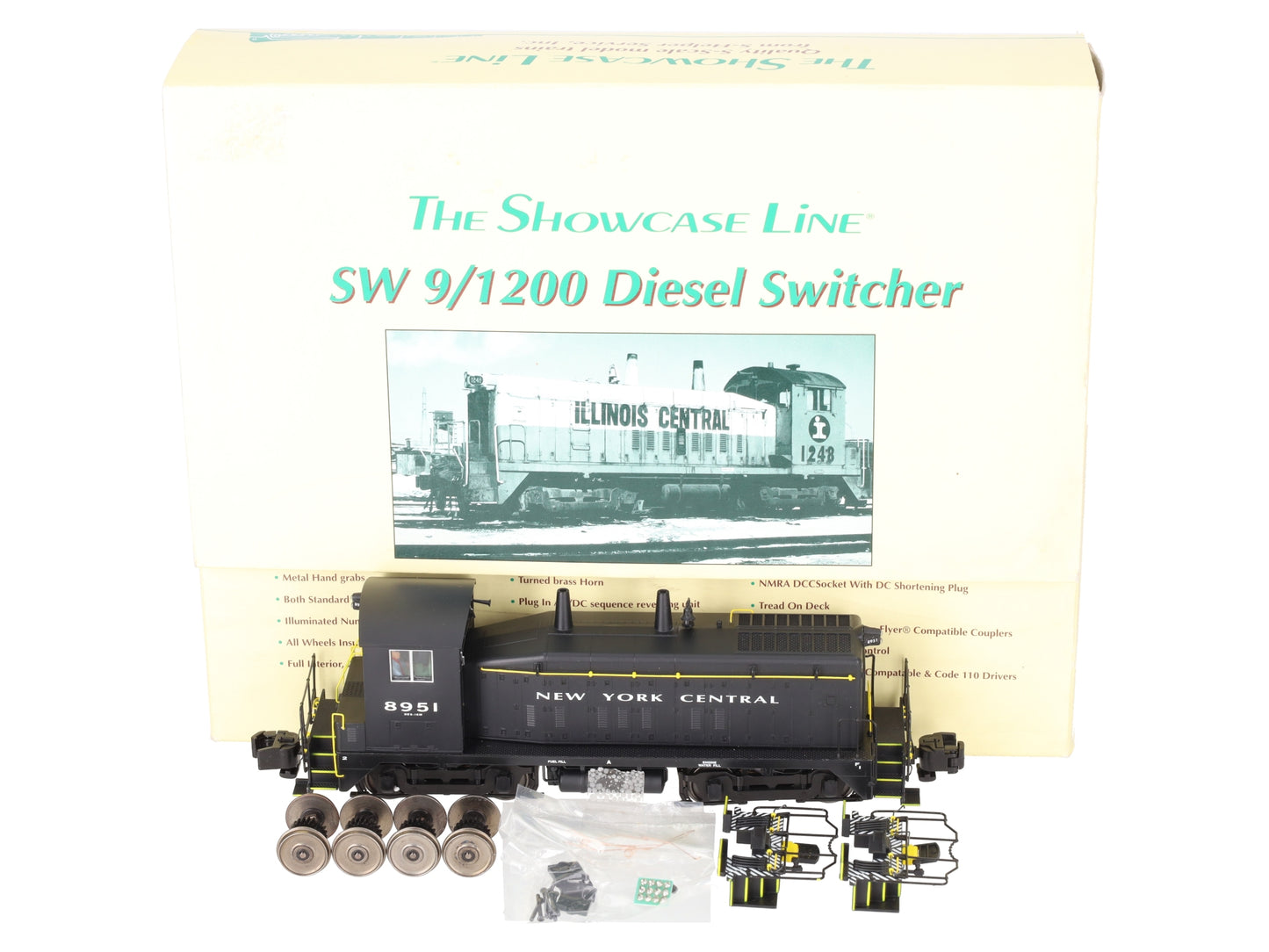 The Showcase Line 00115 S Scale NYC SW-9 Diesel Switcher #8951 EX/Box