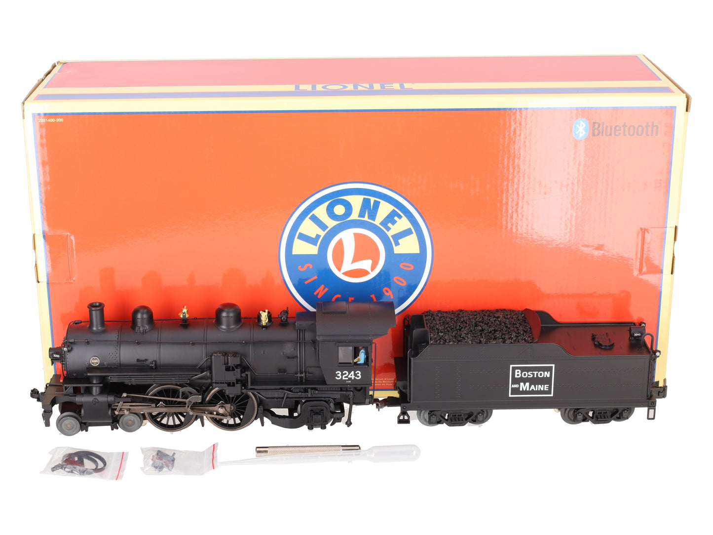 Lionel 2231400 BTO Boston & Maine Atlantic Steam Locomotive #3243 LN/Box