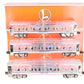 Lionel 6-29086 O Platinum Ghost Clear Shell Madison Passenger Cars (Set of 3) LN/Box