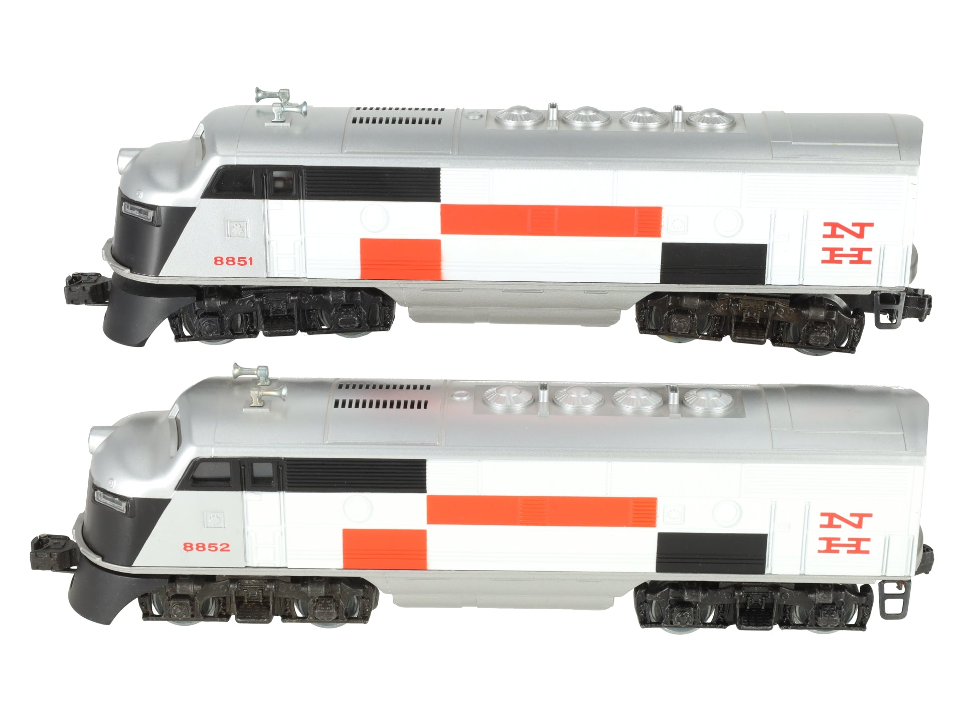 Lionel 6-8851 O Gauge New Haven F3 AA Diesel Locomotive Set #8851/8852 EX/Box