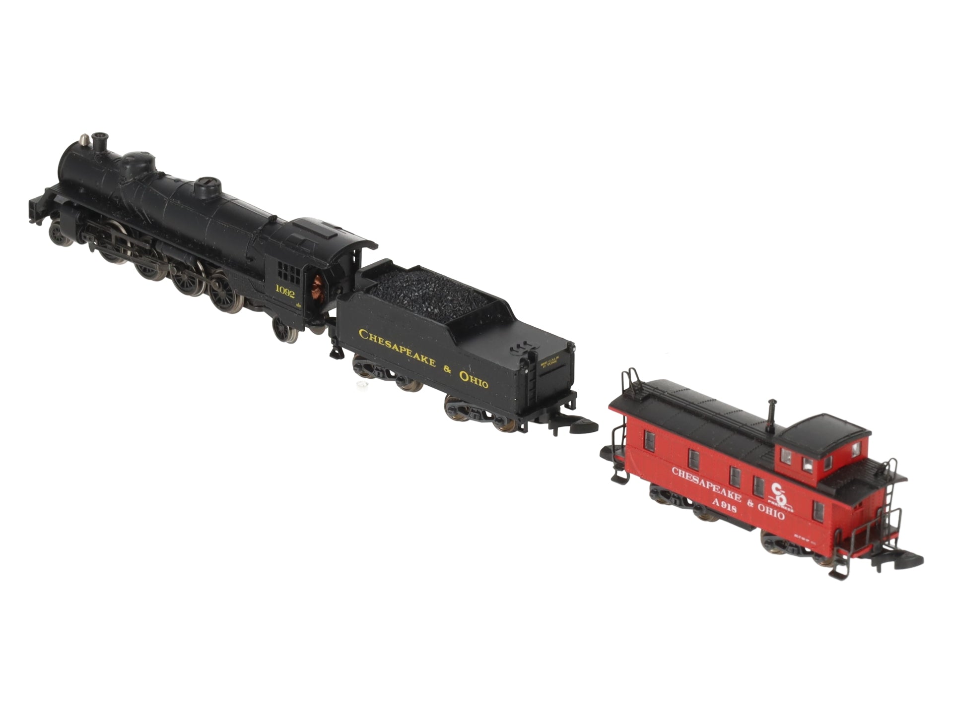 Marklin 88812 Z C&O American Mikado Steam Locomotive with a Tender & Caboose LN/Box