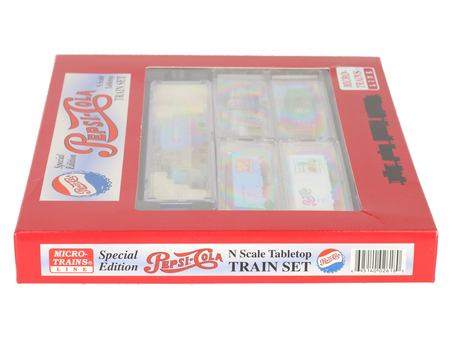 Micro-Trains N Scale Pepsi-Cola Table Top Railroad Set (Special Edition Series) EX/Box