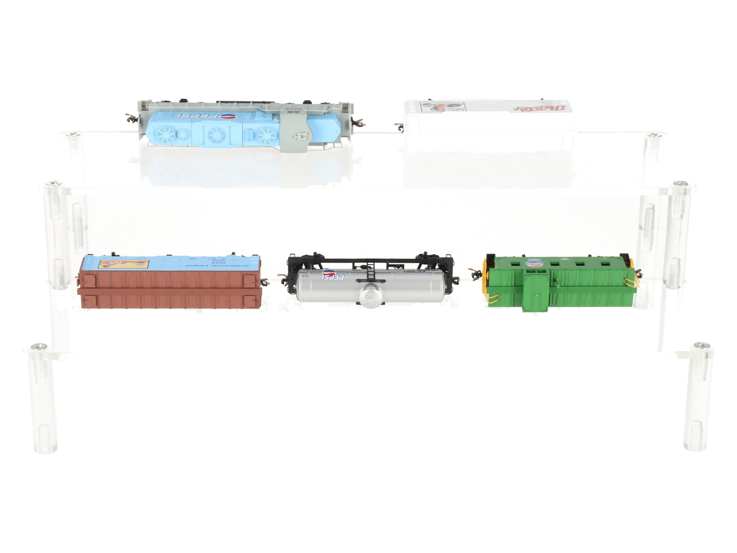 Micro-Trains N Scale Pepsi-Cola Table Top Railroad Set (Special Edition Series) EX/Box