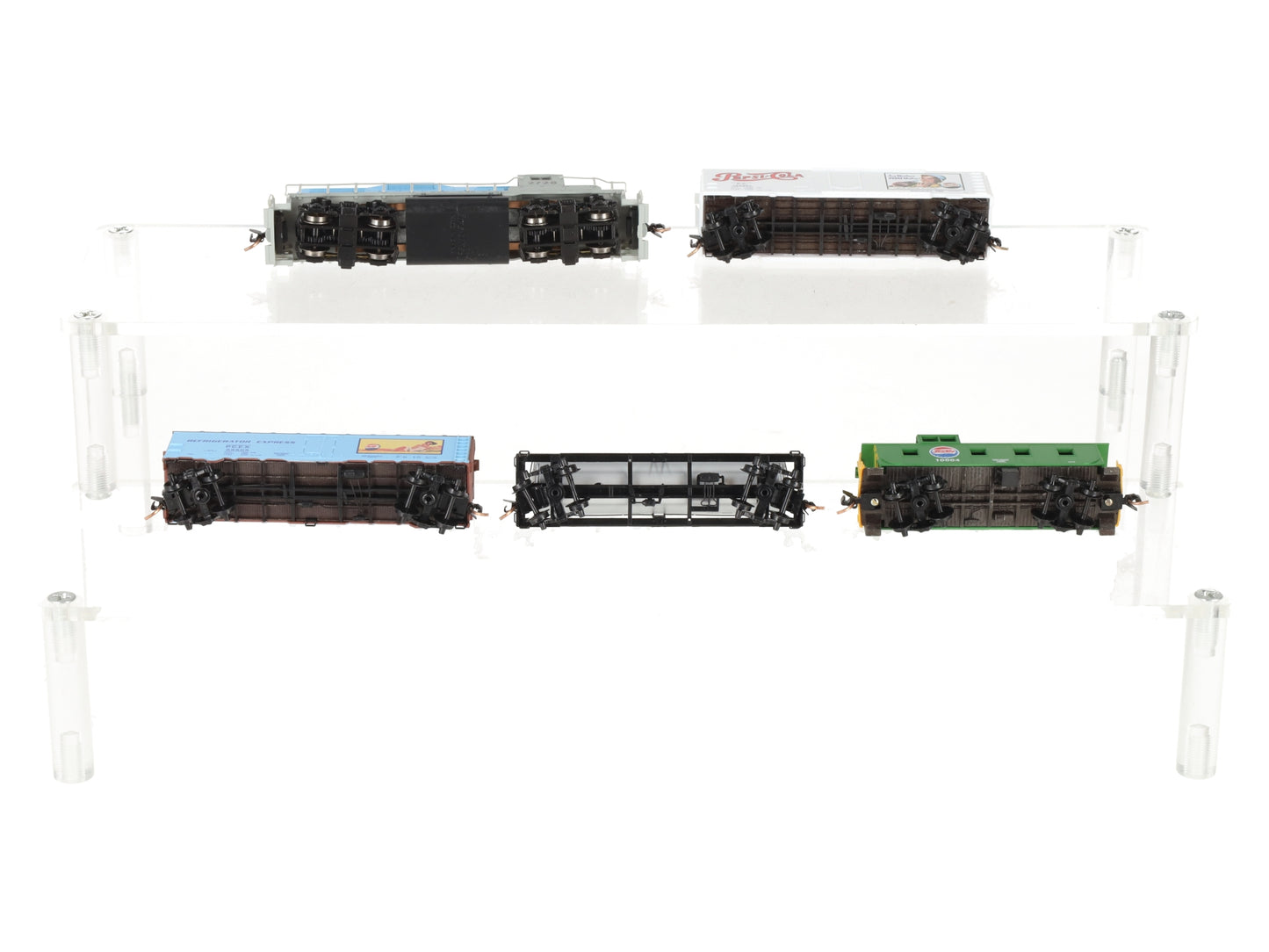 Micro-Trains N Scale Pepsi-Cola Table Top Railroad Set (Special Edition Series) EX/Box
