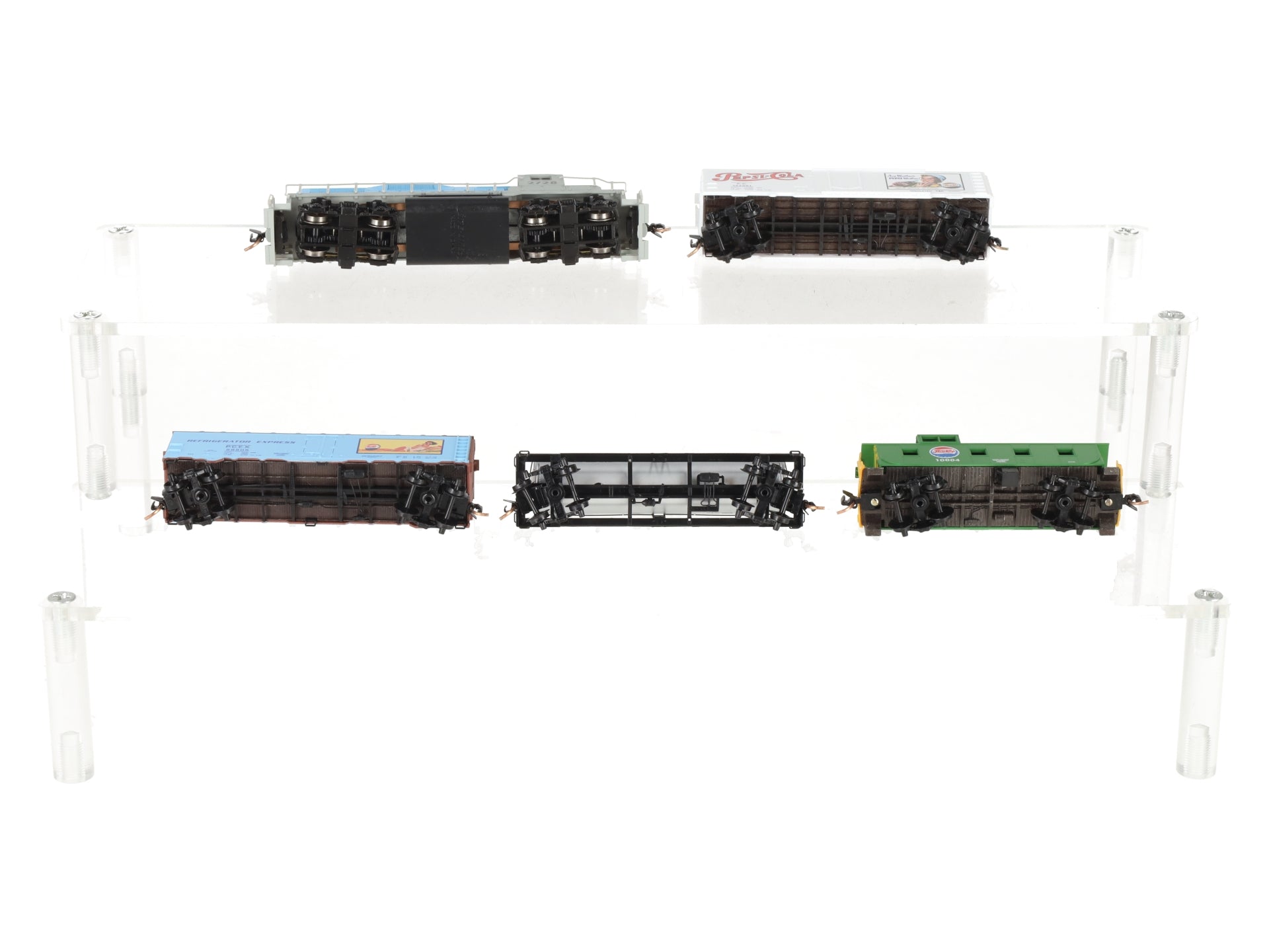 Micro-Trains N Scale Pepsi-Cola Table Top Railroad Set (Special Edition Series) EX/Box