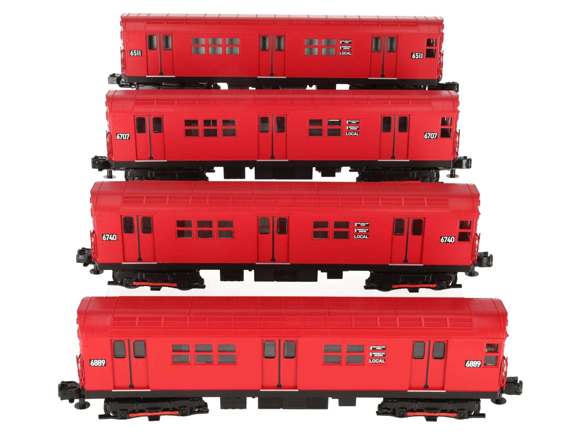MTH 30-2392-1 O Gauge MTA Redbird R-17 4-Car Subway Set with Proto-Sound 2.0 EX/Box