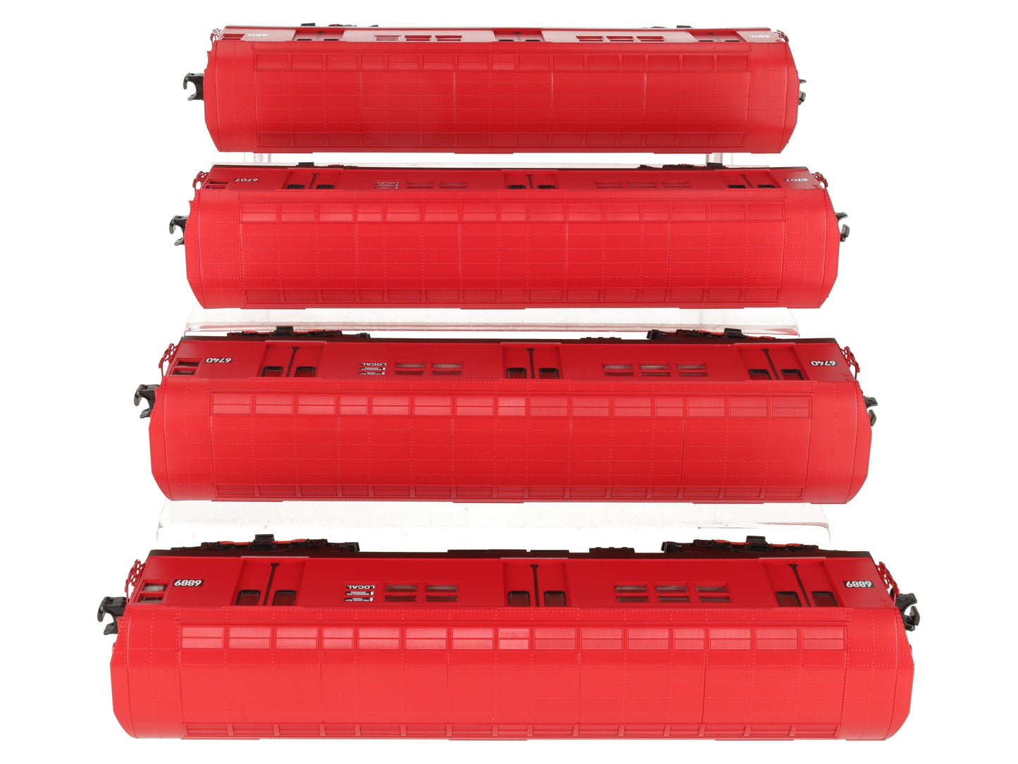 MTH 30-2392-1 O Gauge MTA Redbird R-17 4-Car Subway Set with Proto-Sound 2.0 EX/Box