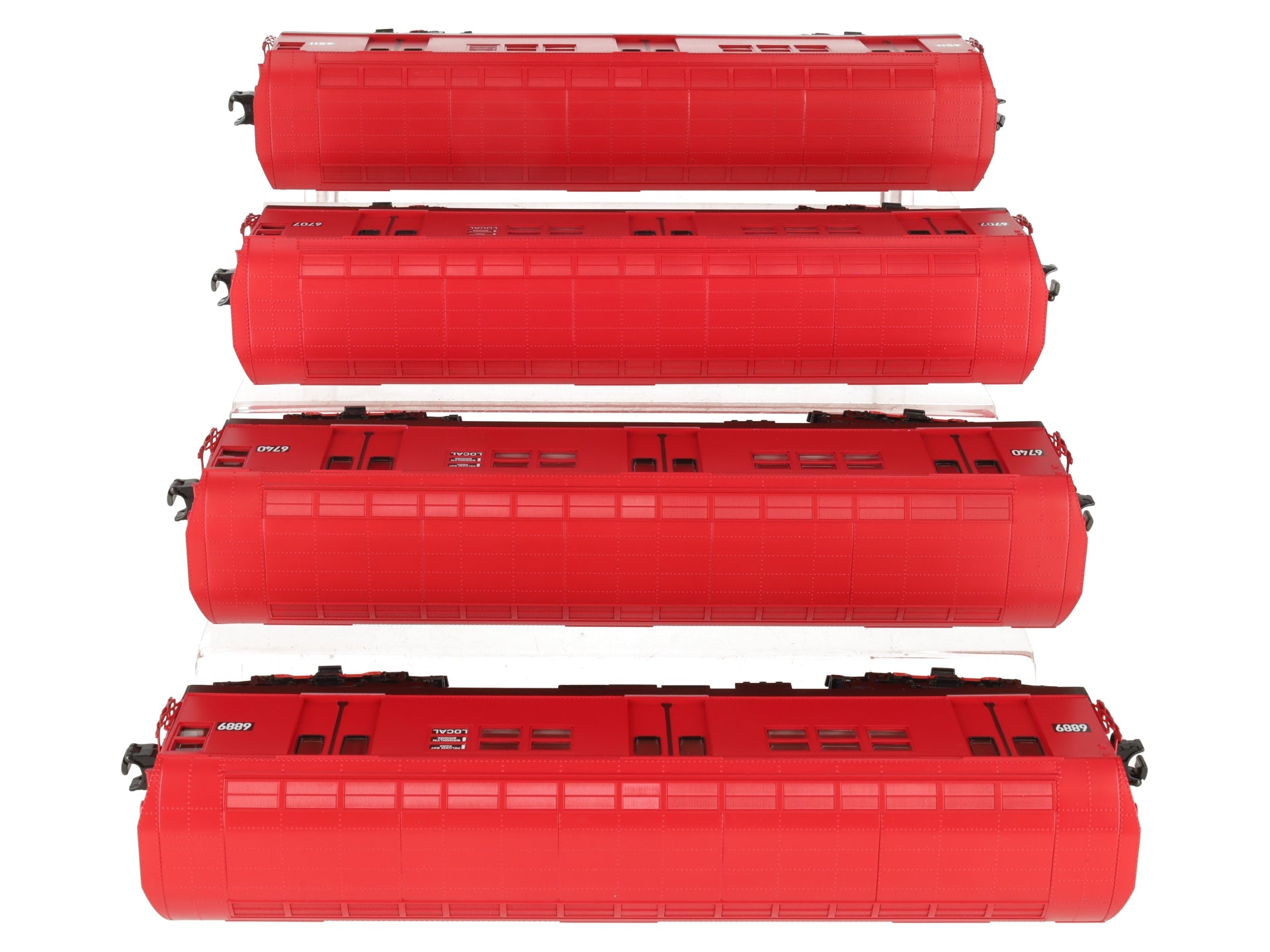 MTH 30-2392-1 O Gauge MTA Redbird R-17 4-Car Subway Set with Proto-Sound 2.0 EX/Box