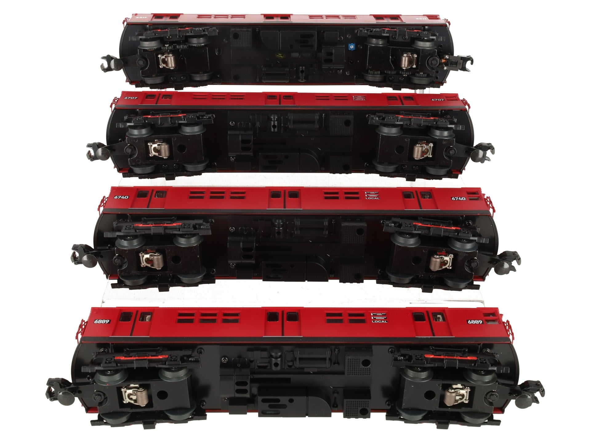 MTH 30-2392-1 O Gauge MTA Redbird R-17 4-Car Subway Set with Proto-Sound 2.0 EX/Box