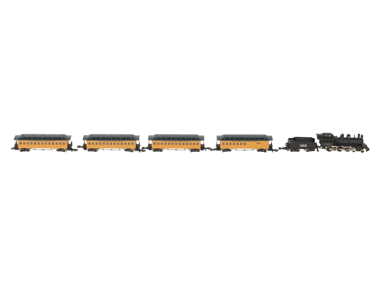 Marklin 81419 20th Anniv. Z Scale Illinois Central Steam Passenger Train Set LN/Box