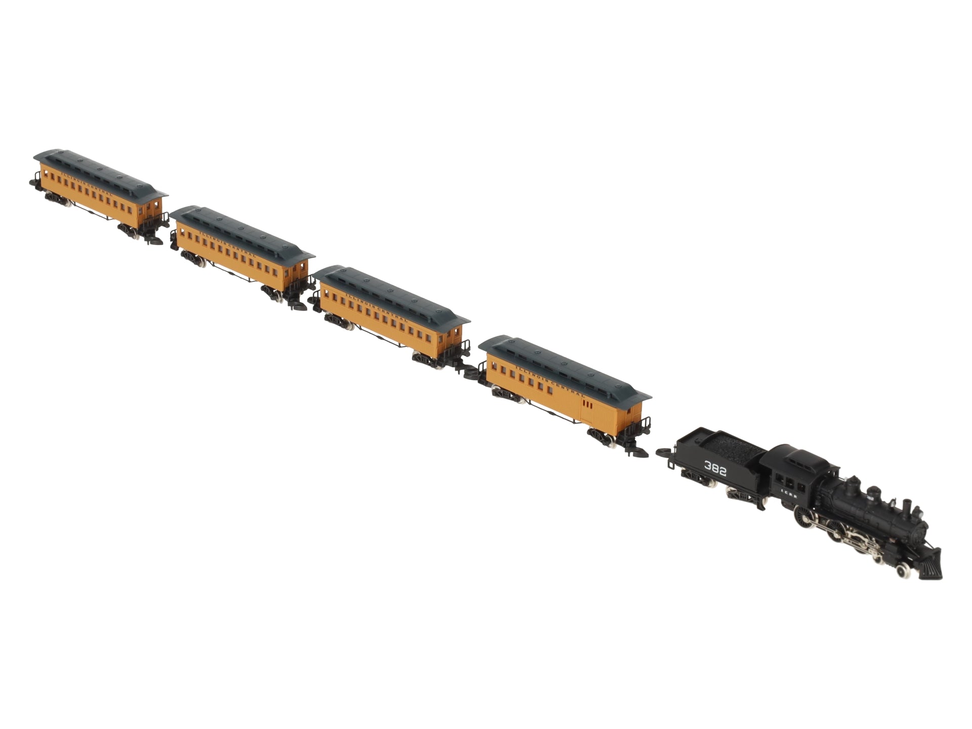 Marklin 81419 20th Anniv. Z Scale Illinois Central Steam Passenger Train Set LN/Box