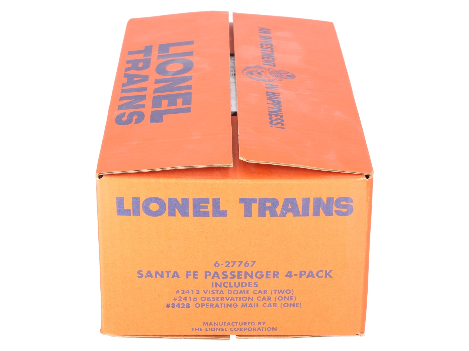 Lionel 6-27767 O Gauge Conventional Classics Santa Fe Passenger Cars (Set of 4) LN/Box