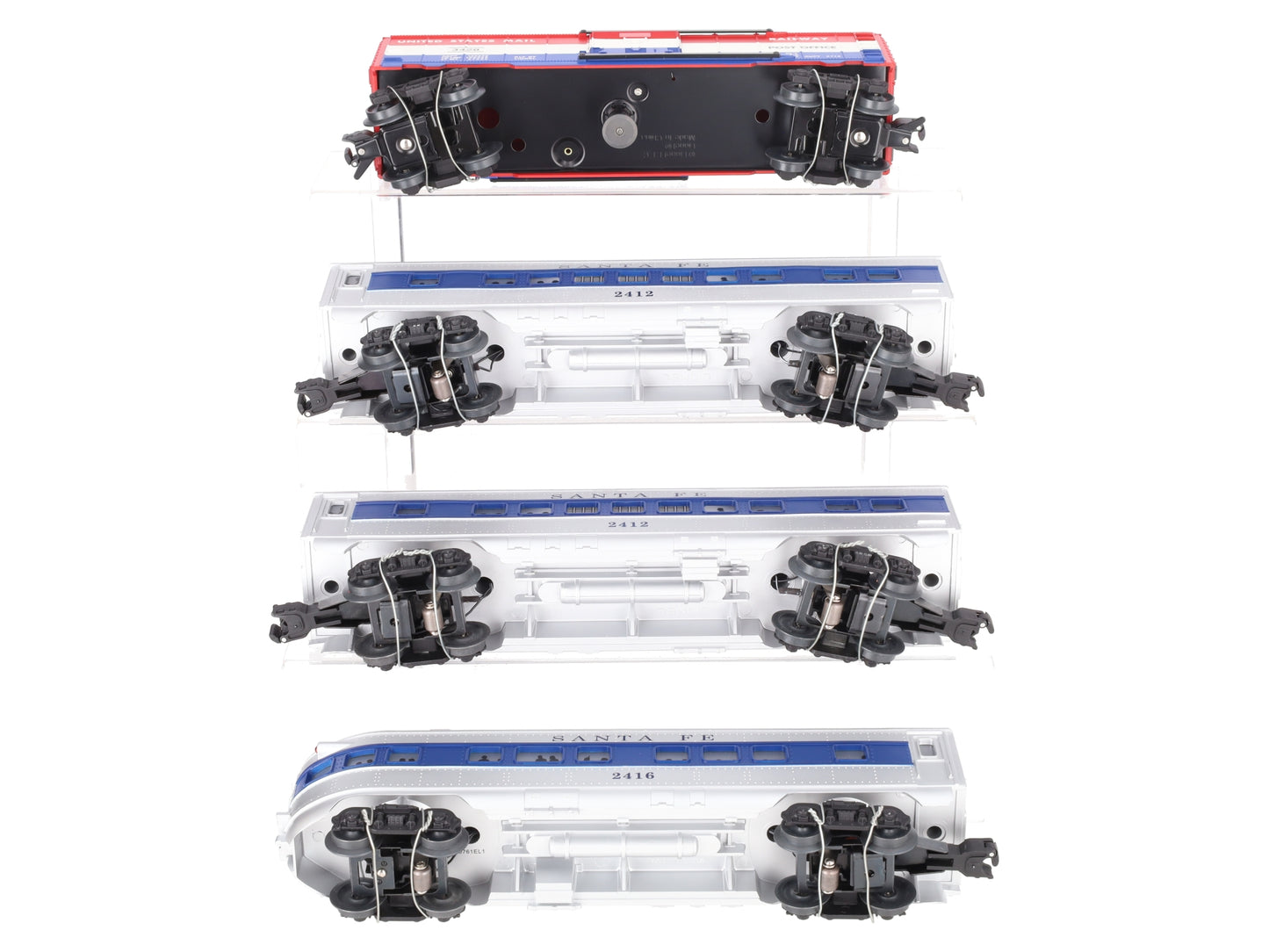Lionel 6-27767 O Gauge Conventional Classics Santa Fe Passenger Cars (Set of 4) LN/Box