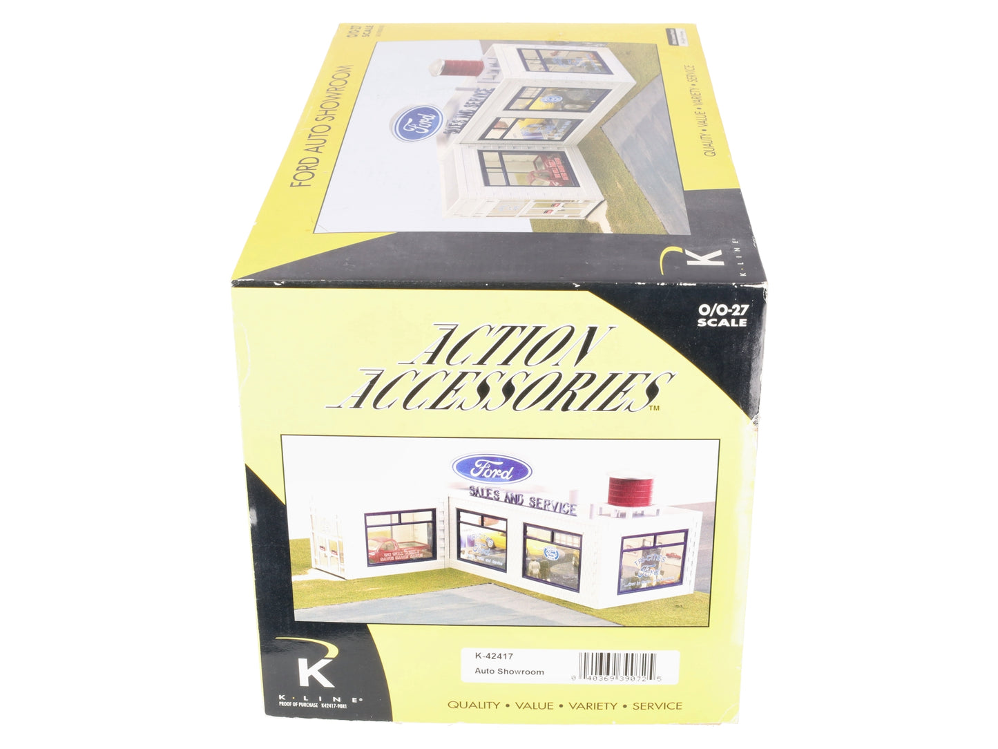 K-Line K-42417 O Built-Up Lighted FORD Auto Showroom LN/Box