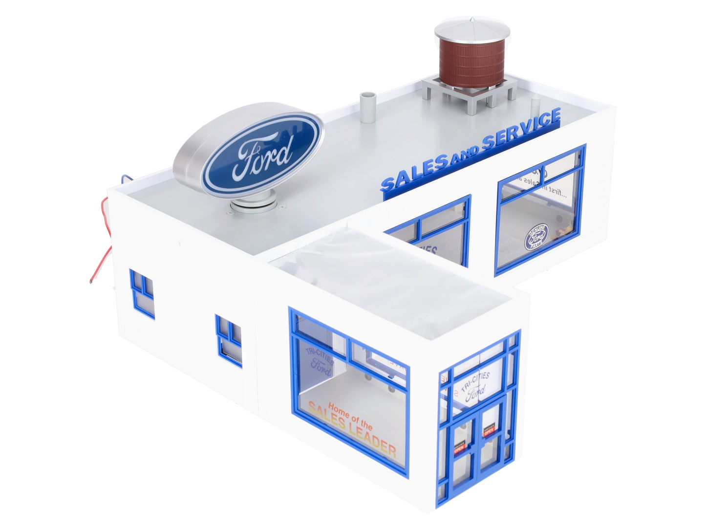 K-Line K-42417 O Built-Up Lighted FORD Auto Showroom LN/Box