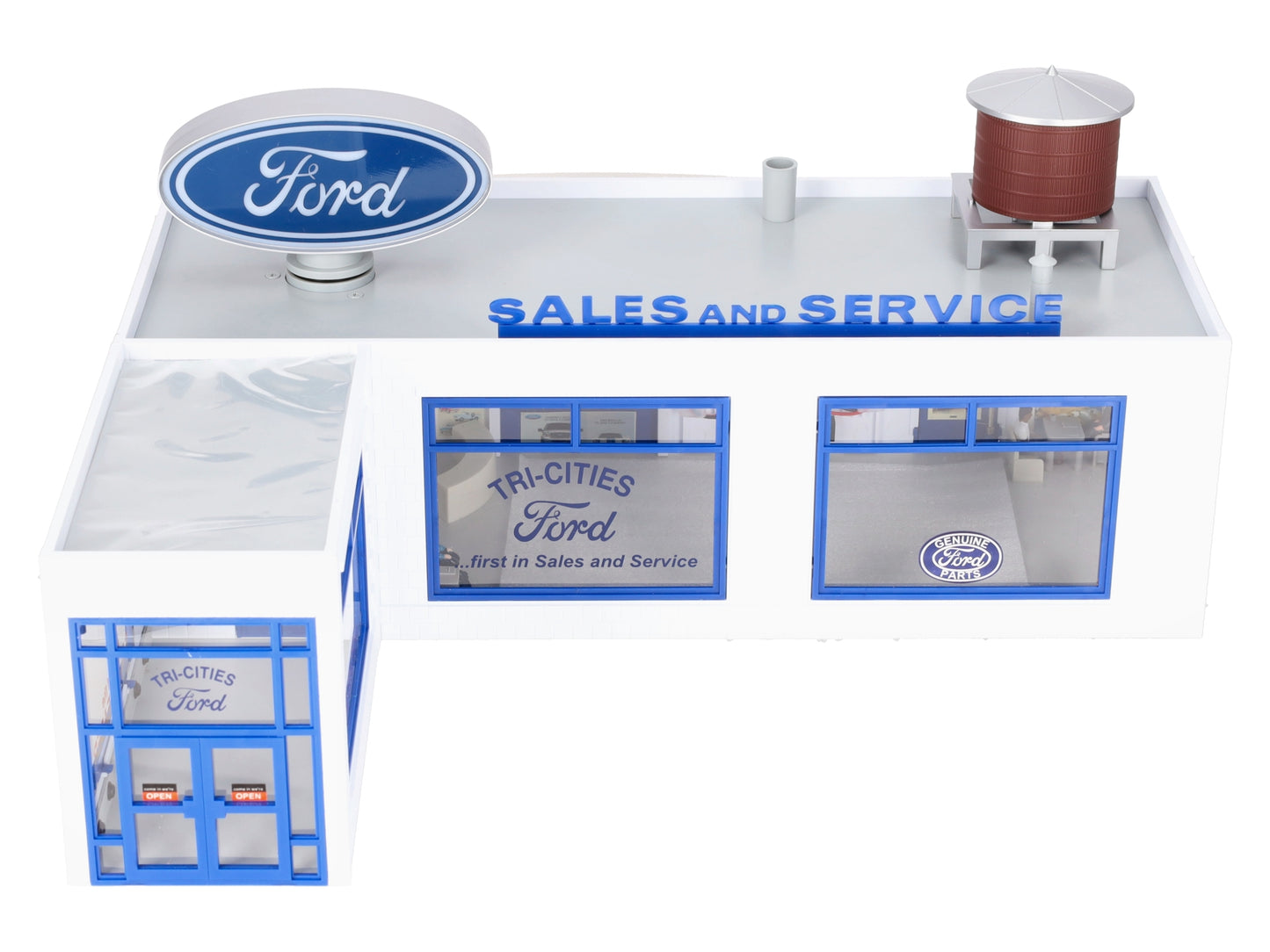 K-Line K-42417 O Built-Up Lighted FORD Auto Showroom LN/Box
