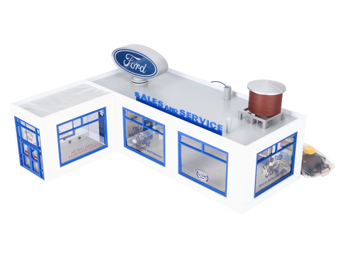 K-Line K-42417 O Built-Up Lighted FORD Auto Showroom LN/Box