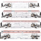 MTH 30-6705 O Santa Fe RailKing 60' Streamlined Passenger Car Set (Set of 4) EX/Box