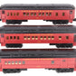 Lionel 6-81744 O CP Baby Madison Combo, Coach, Observation Cars (Set of 3) EX/Box