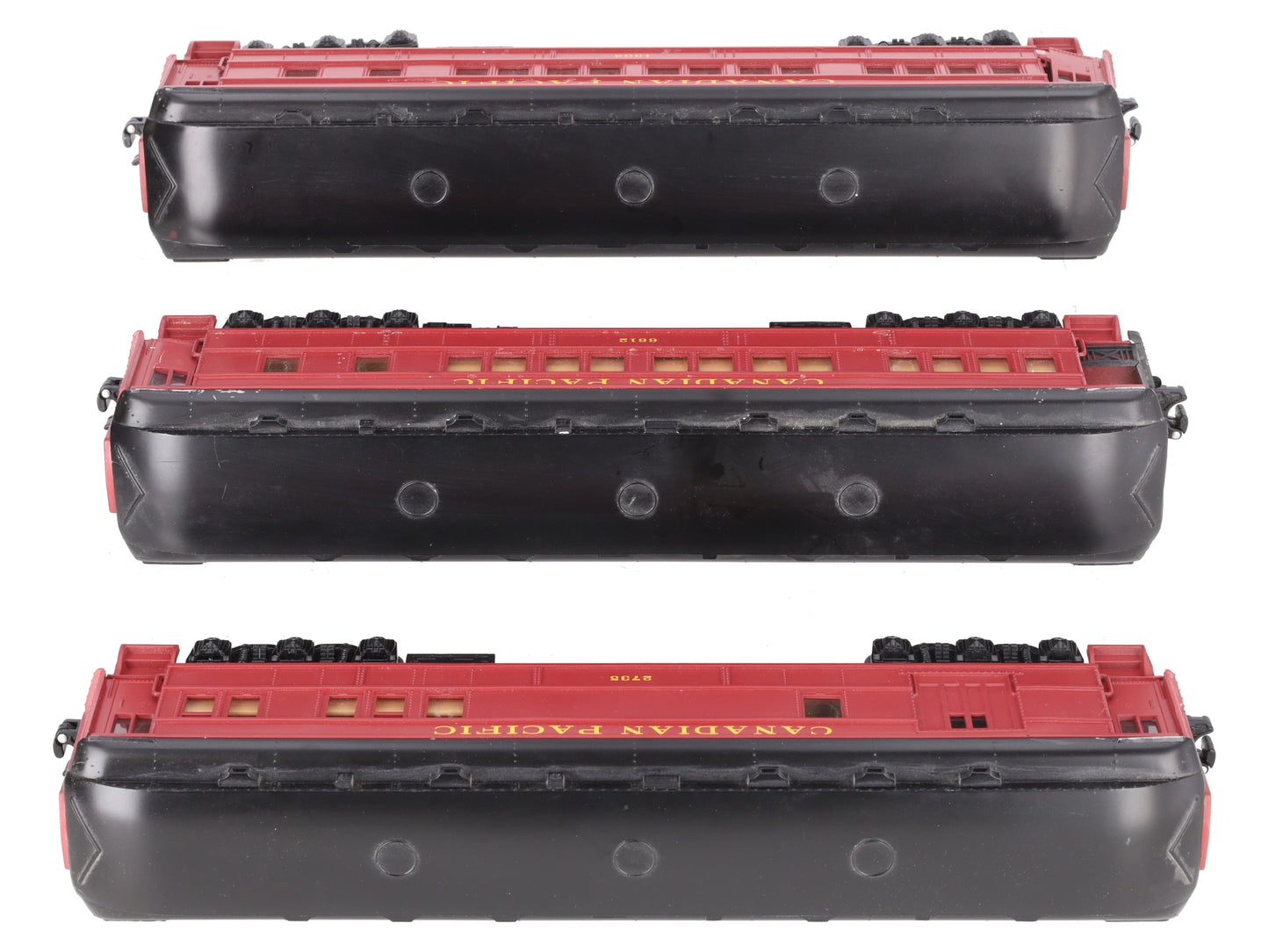 Lionel 6-81744 O CP Baby Madison Combo, Coach, Observation Cars (Set of 3) EX/Box