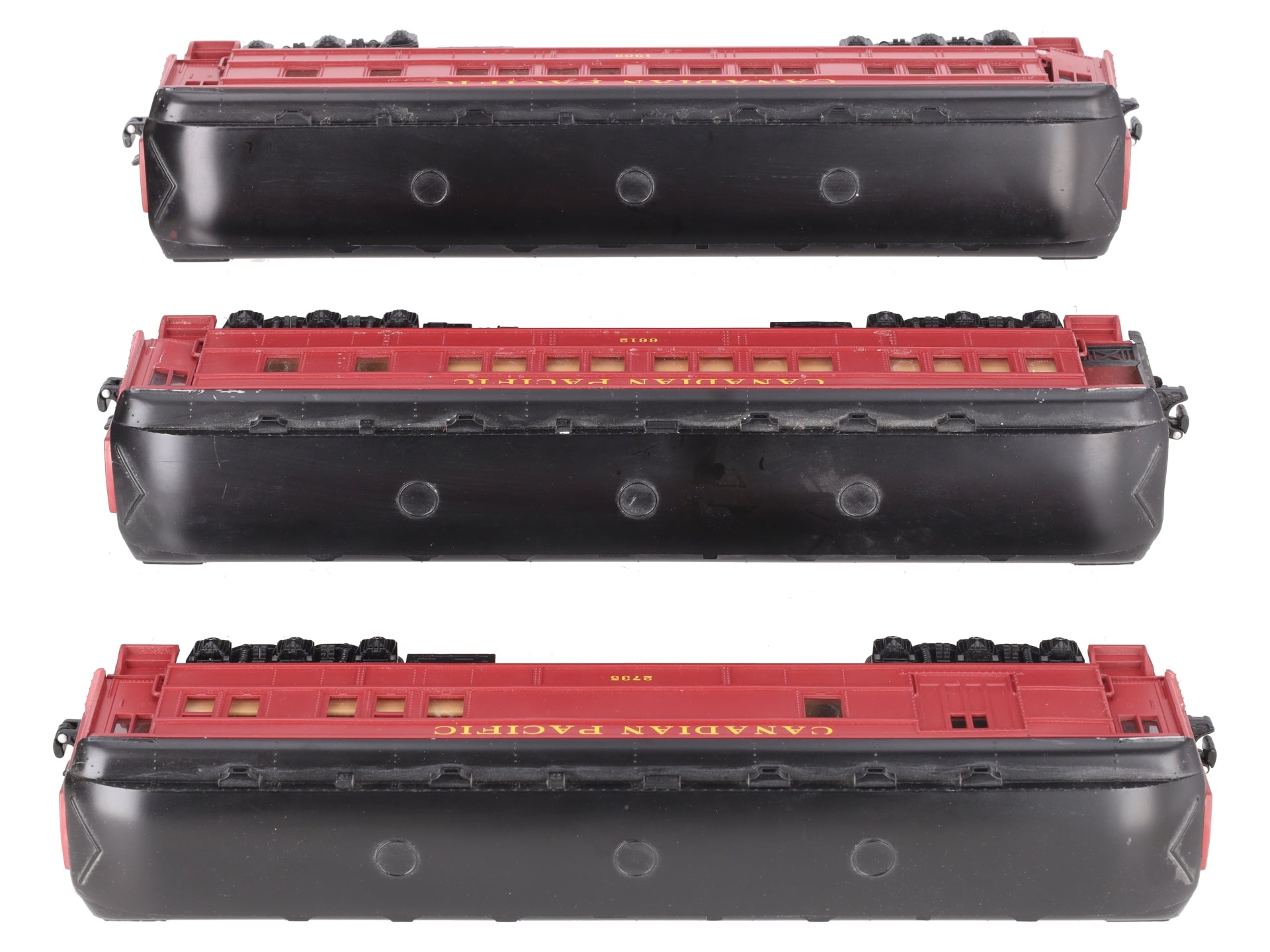 Lionel 6-81744 O CP Baby Madison Combo, Coach, Observation Cars (Set of 3) EX/Box