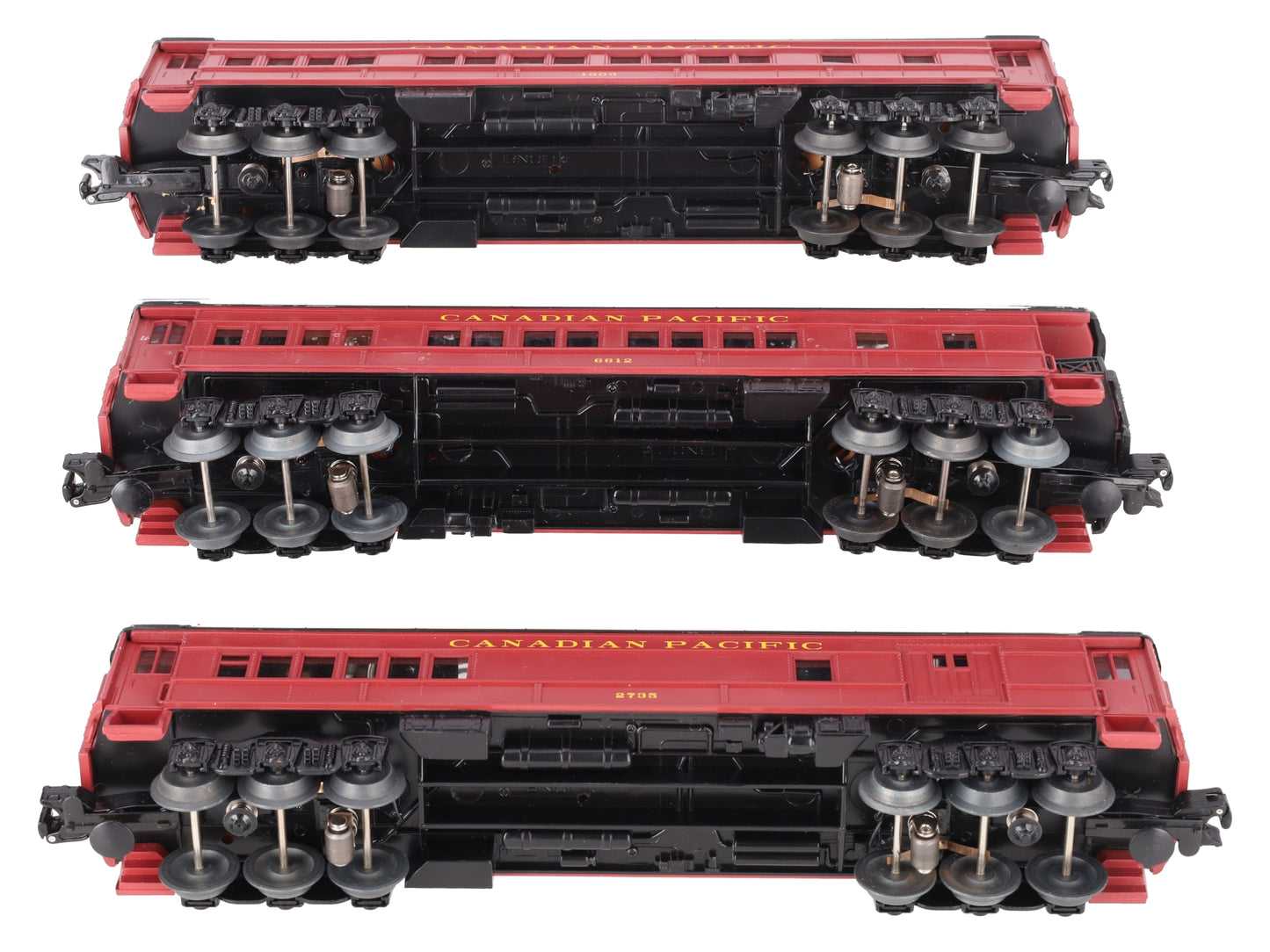 Lionel 6-81744 O CP Baby Madison Combo, Coach, Observation Cars (Set of 3) EX/Box