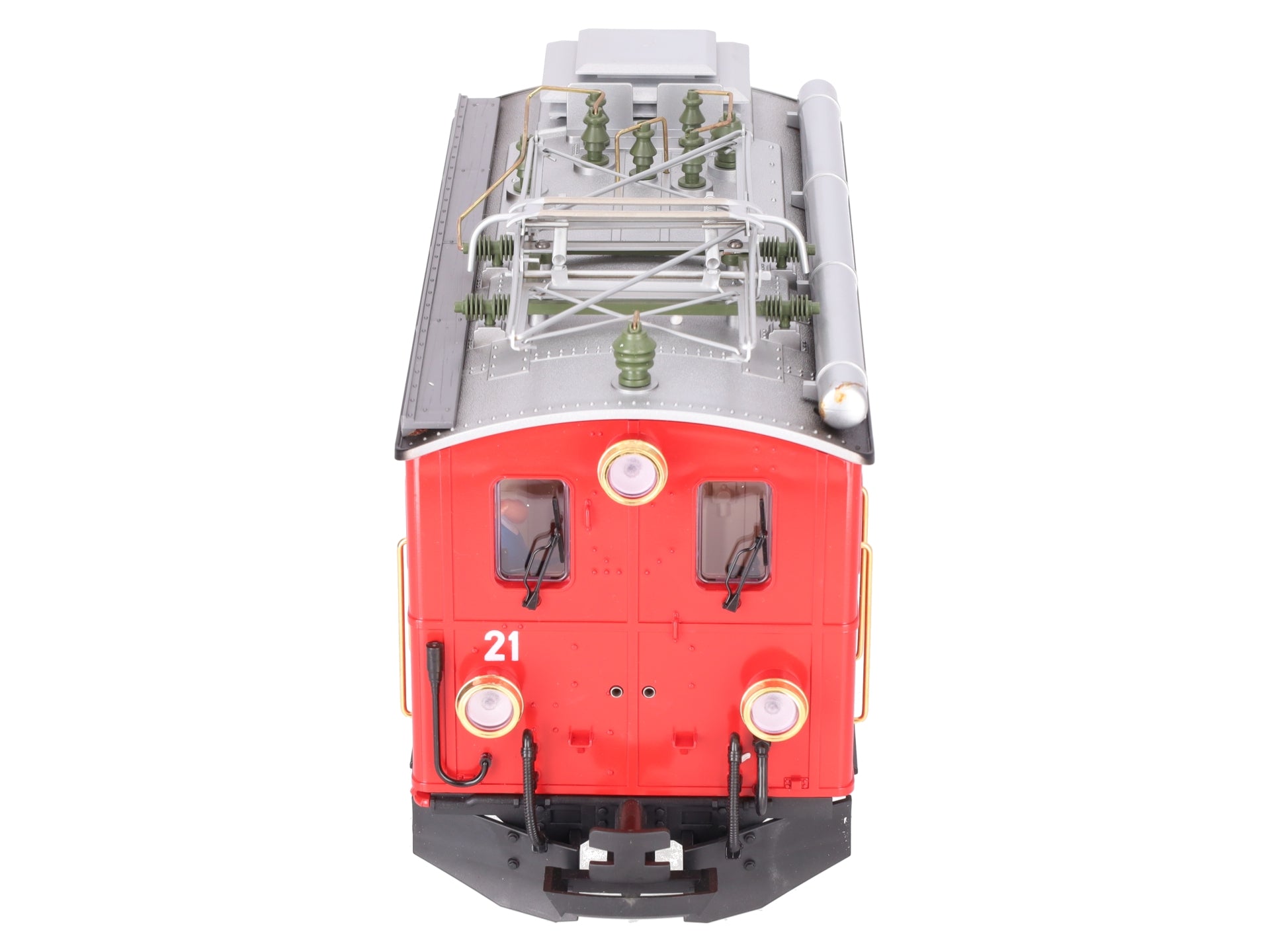 LGB 2046 G Scale RhB Rack Electric Locomotive #21 EX/Box