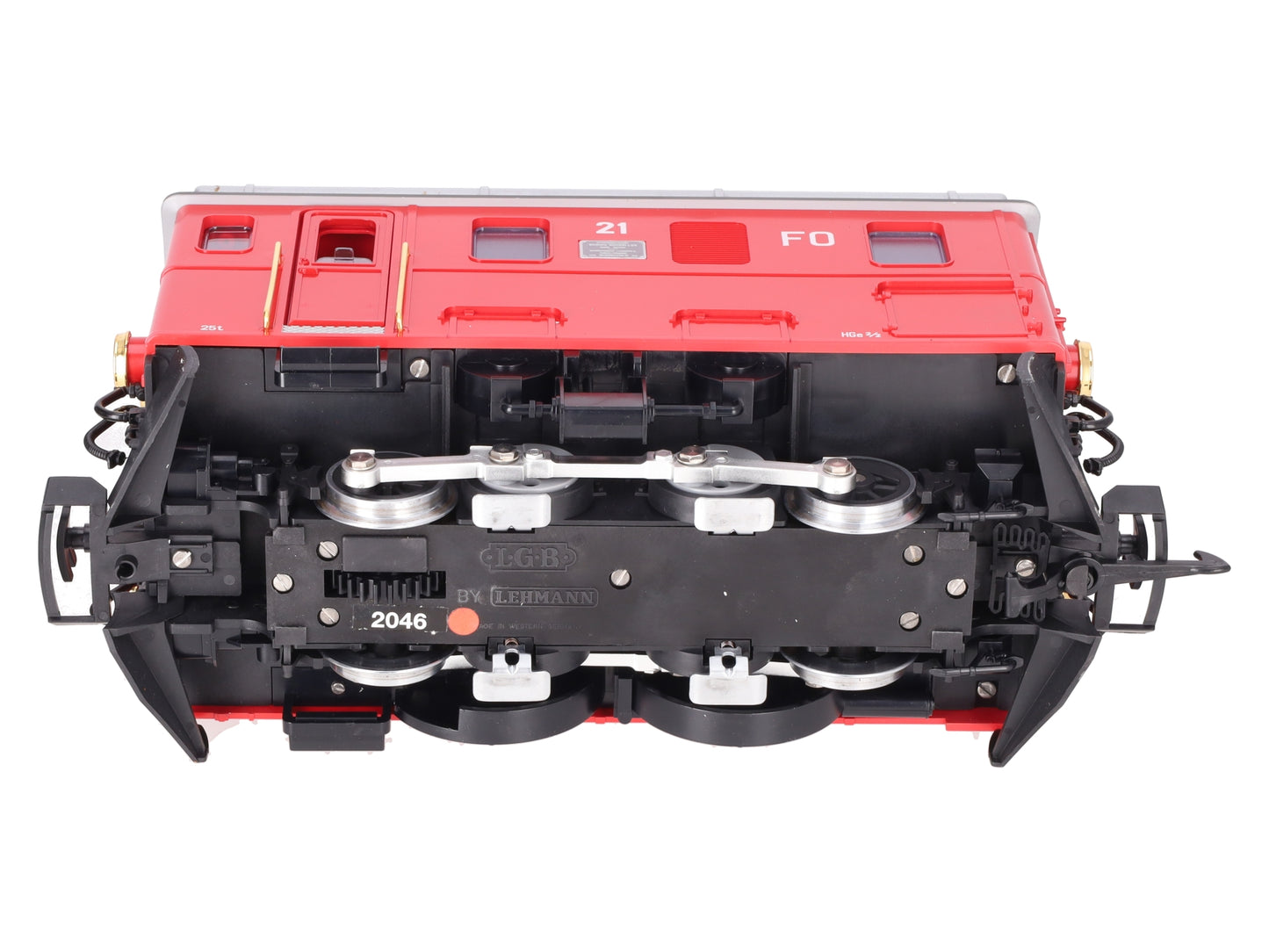 LGB 2046 G Scale RhB Rack Electric Locomotive #21 EX/Box