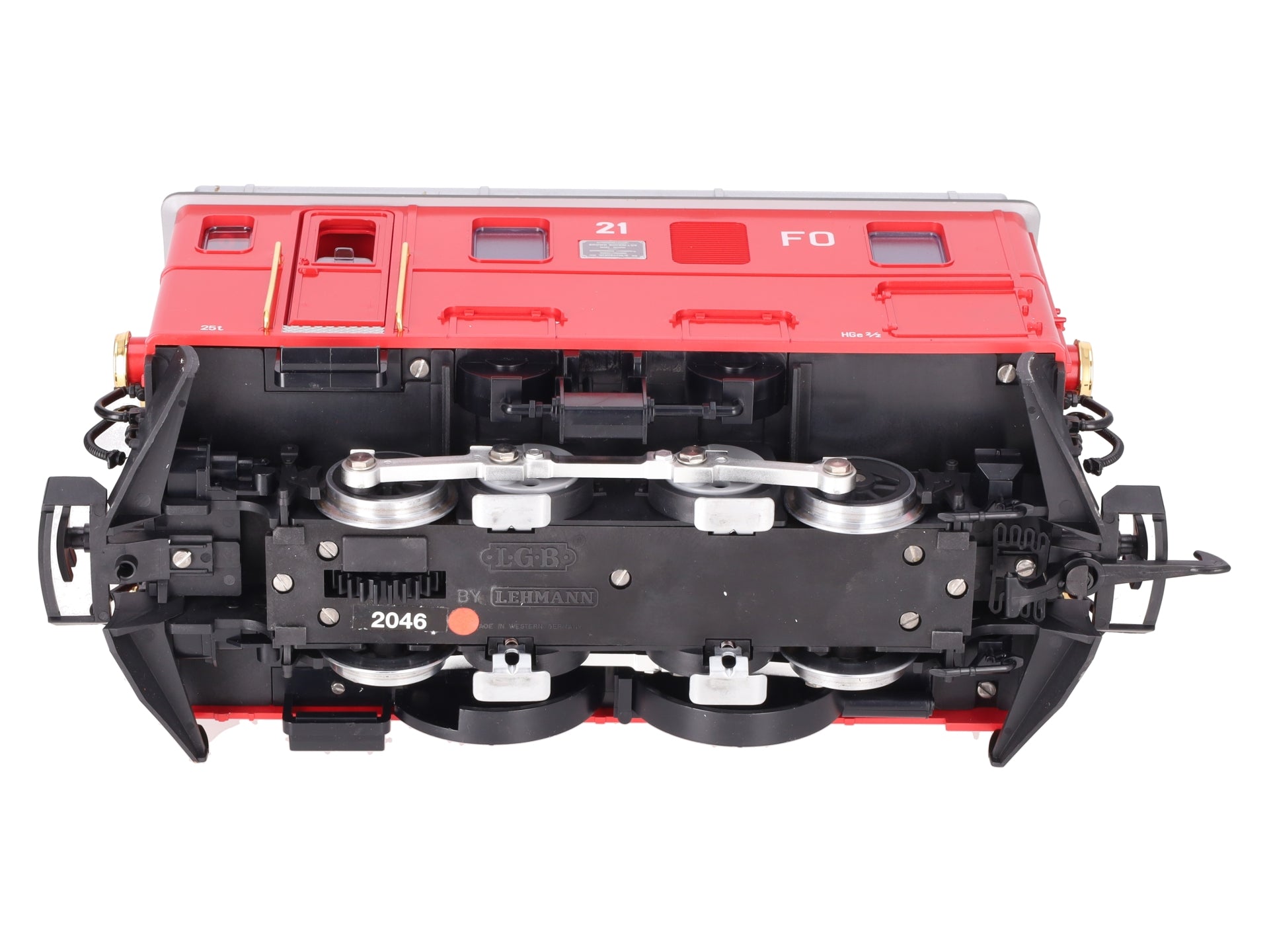 LGB 2046 G Scale RhB Rack Electric Locomotive #21 EX/Box