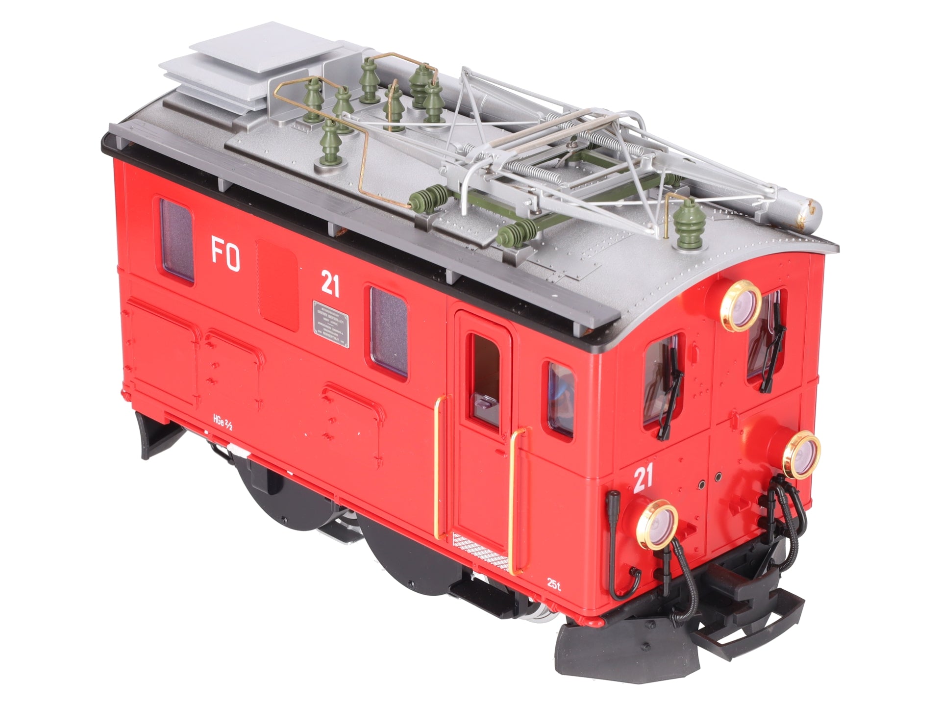LGB 2046 G Scale RhB Rack Electric Locomotive #21 EX/Box