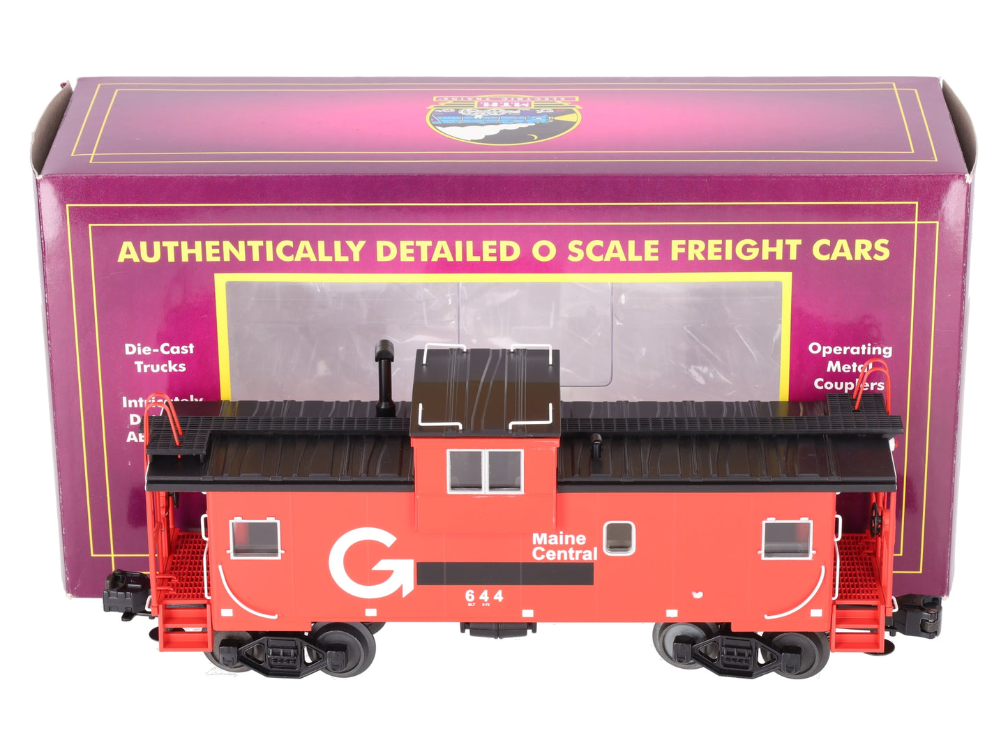 MTH 20-91142 Extended Vision Caboose (Guilford Rail System) LN/Box