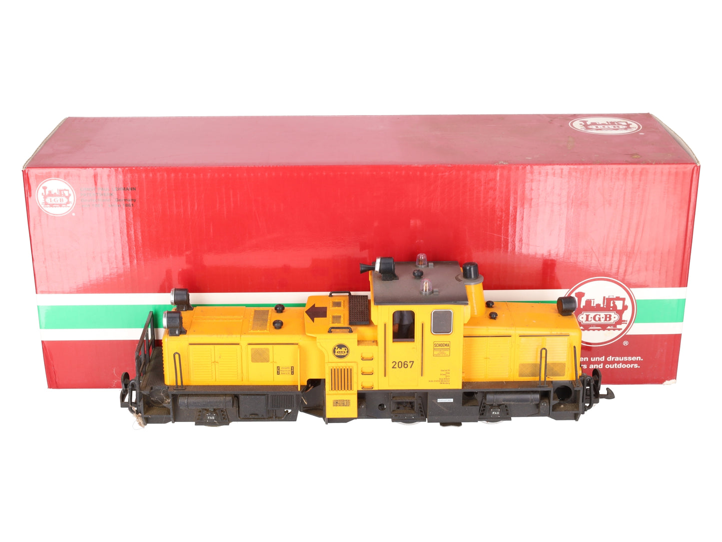 LGB 20670 G Scale Track Cleaning Diesel Locomotive #2067 VG/Box