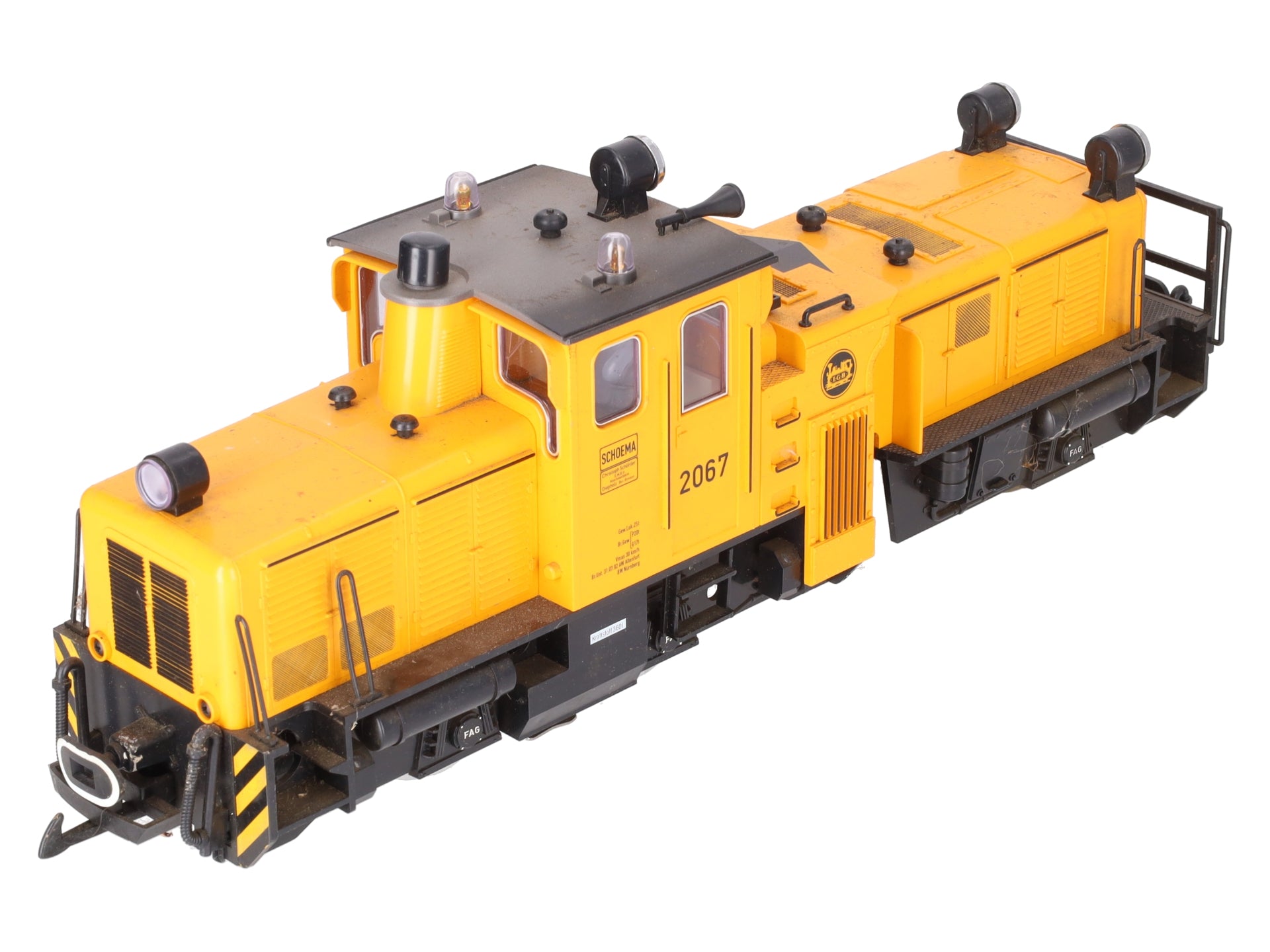 LGB 20670 G Scale Track Cleaning Diesel Locomotive #2067 VG/Box