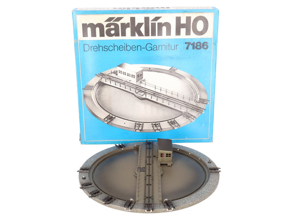 Marklin 7186 HO Scale Turntable EX/Box – Trainz
