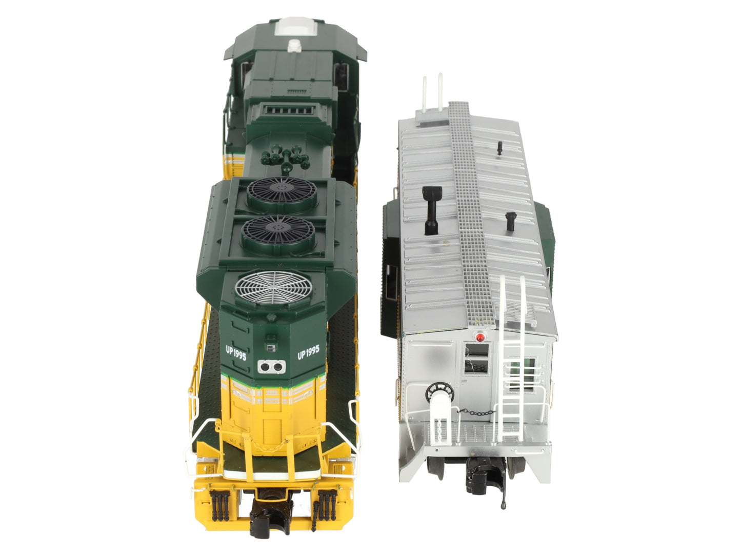 MTH 30-20949-1 O CNW-UP Heritage SD70ACe Imperial Diesel Locomotive/Caboose Set EX/Box