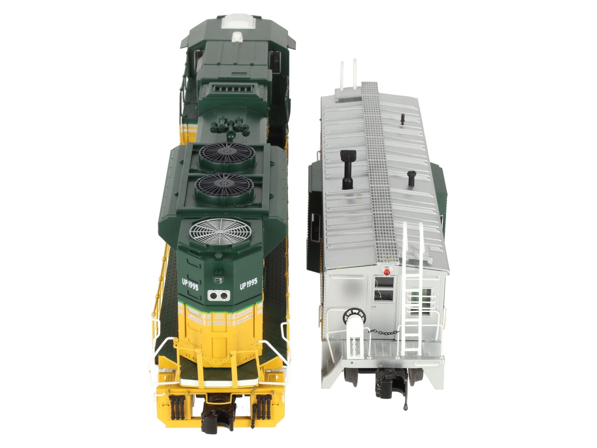 MTH 30-20949-1 O CNW-UP Heritage SD70ACe Imperial Diesel Locomotive/Caboose Set EX/Box