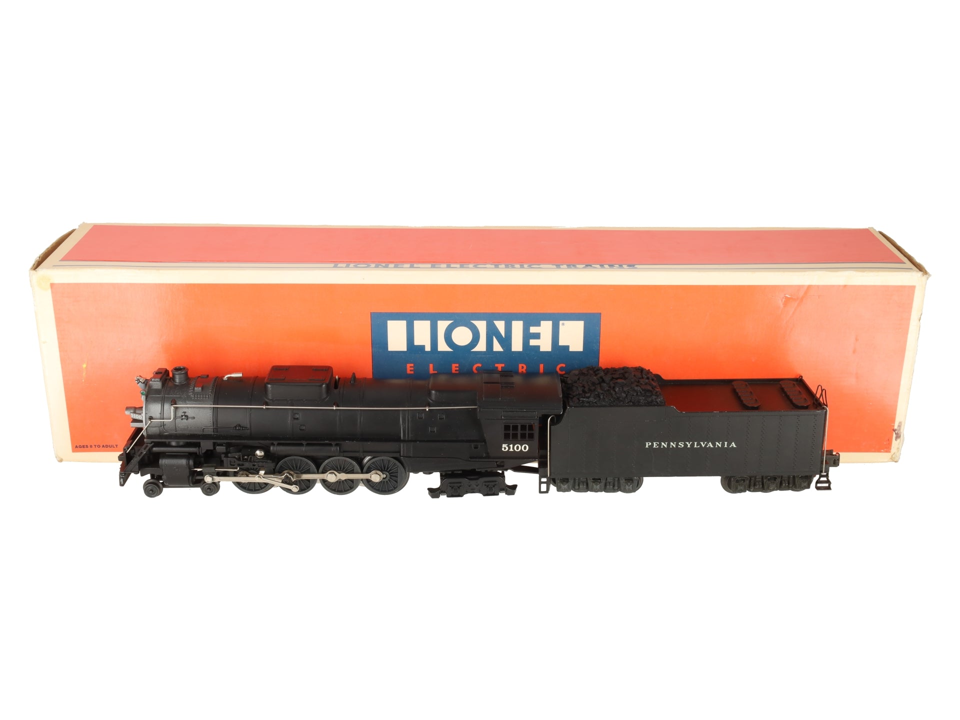 Lionel 6-18001 O Gauge Rock Island 4-8-4 Steam Locomotive & Tender #5100 EX/Box