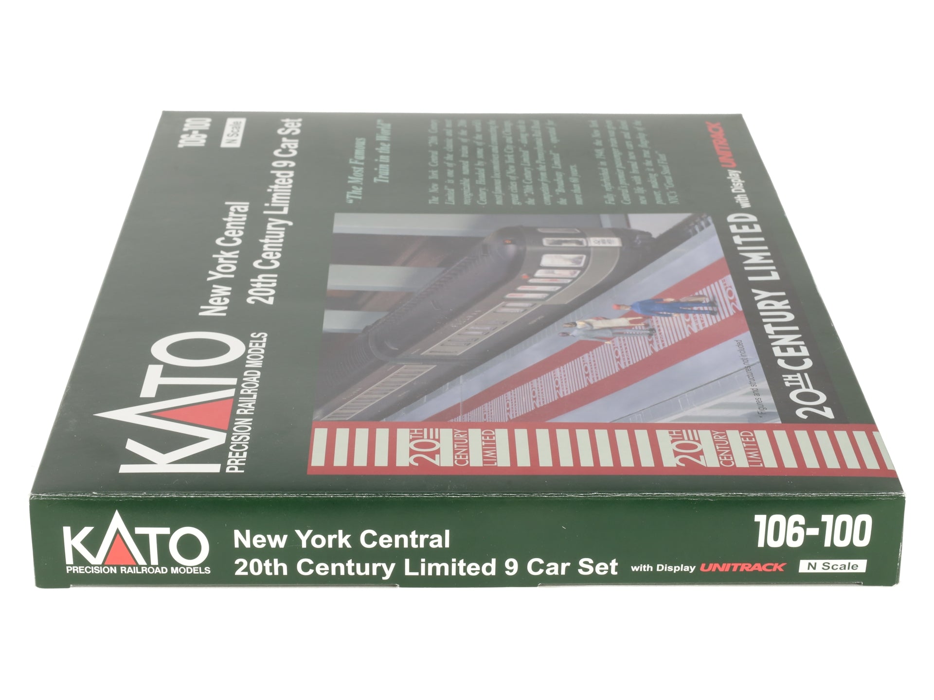 Kato 106-100 N New York Central 20th Century Limited Passenger Car (Set of 9) LN/Box